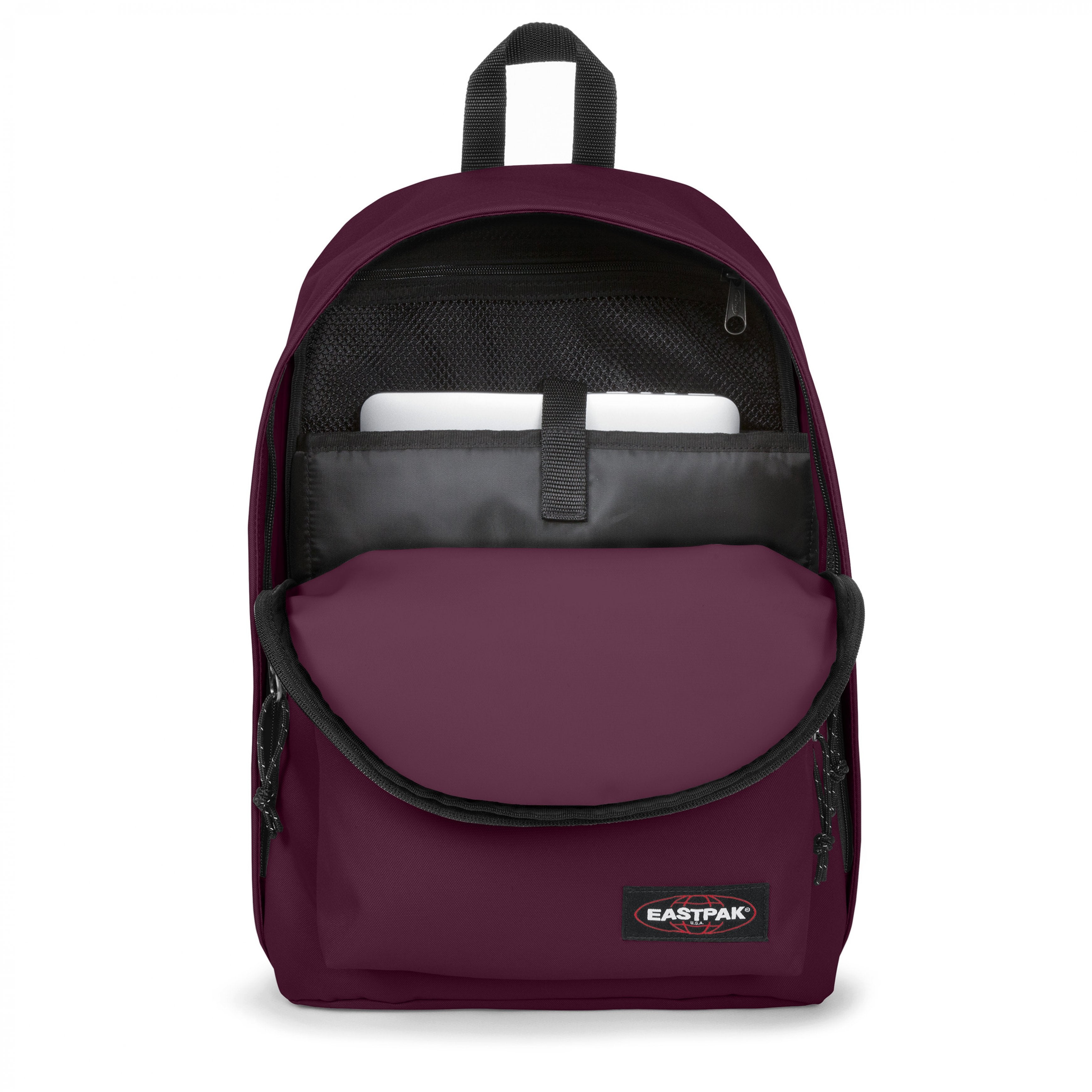 حقيبة ظهر Eastpak Out Of Office Plum Purple متوسطة الحجم مع حماية للكمبيوتر المحمول - EK0007671O31