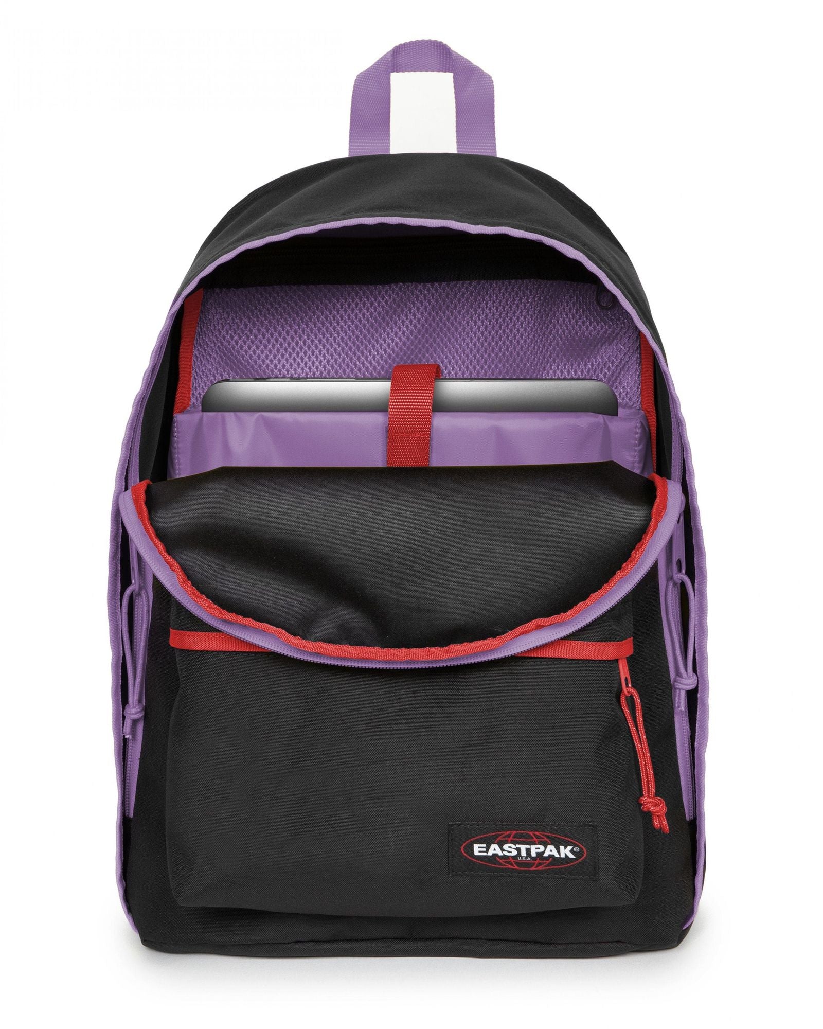 حقيبة ظهر إيستباك متوسطة الحجم للاستخدام خارج المكتب - لون أحمر بنفسجي متباين - EK000767U661