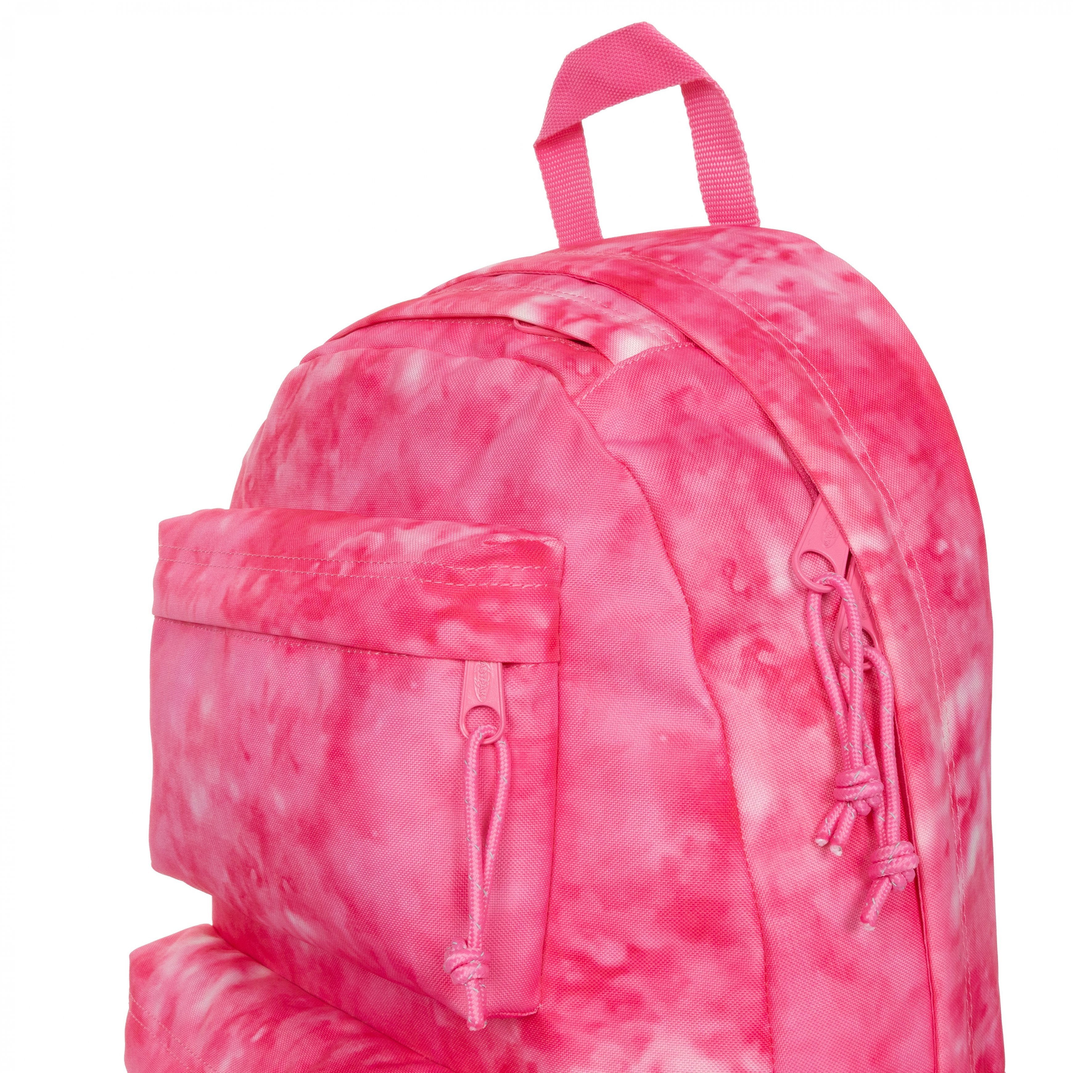 حقيبة ظهر إيست باك كبيرة مبطنة مزدوجة كاجوال بلون وردي مع حجرة للكمبيوتر المحمول - EK0A5B7Y2O91