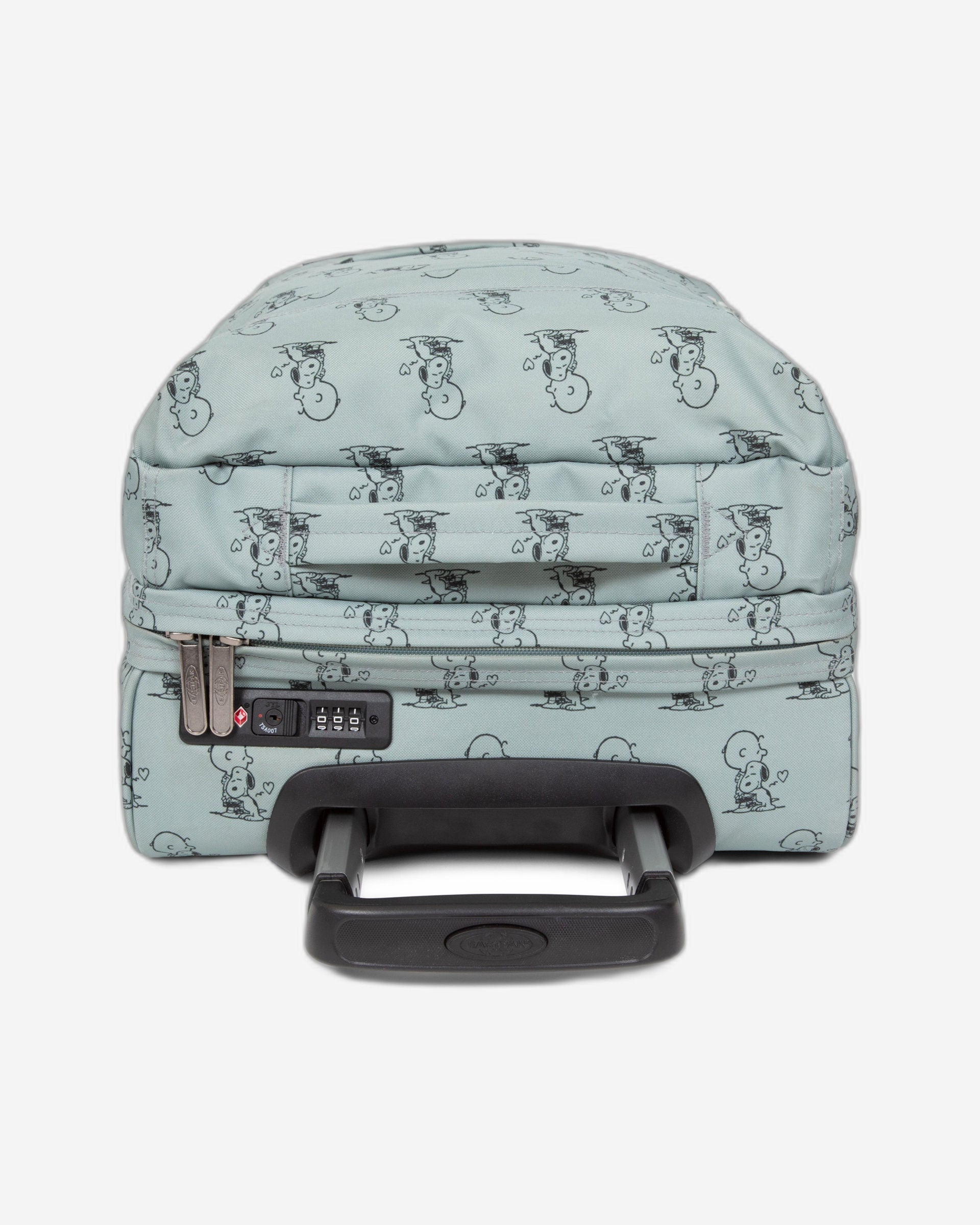 حقيبة سفر إيستباك ترانزيت إس صغيرة ناعمة بنقشة الفول السوداني والنعناع - EK0A5BA76O81