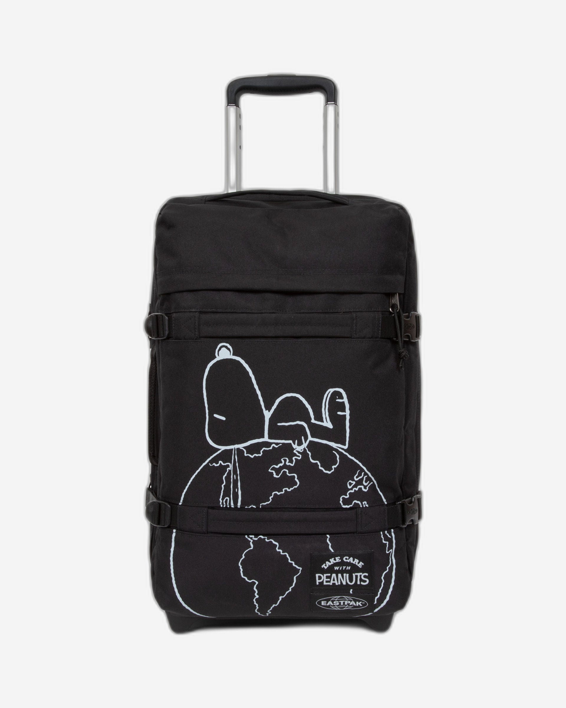 حقيبة سفر إيست باك ترانزيت إس صغيرة وناعمة بنقشة الفول السوداني - EK0A5BA77O11