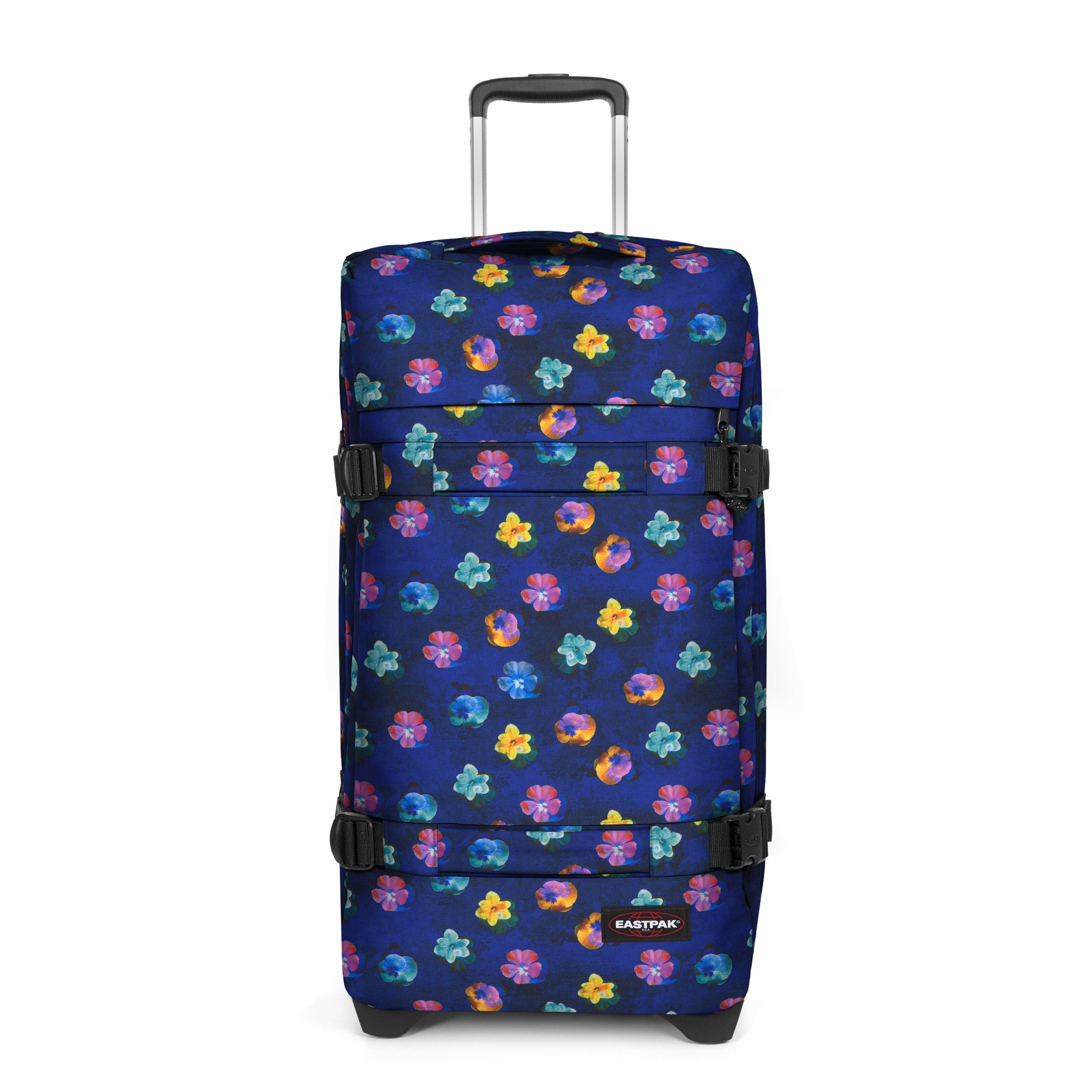 Eastpak Transit'R M Flowerblur Navy Medium Soft Luggage