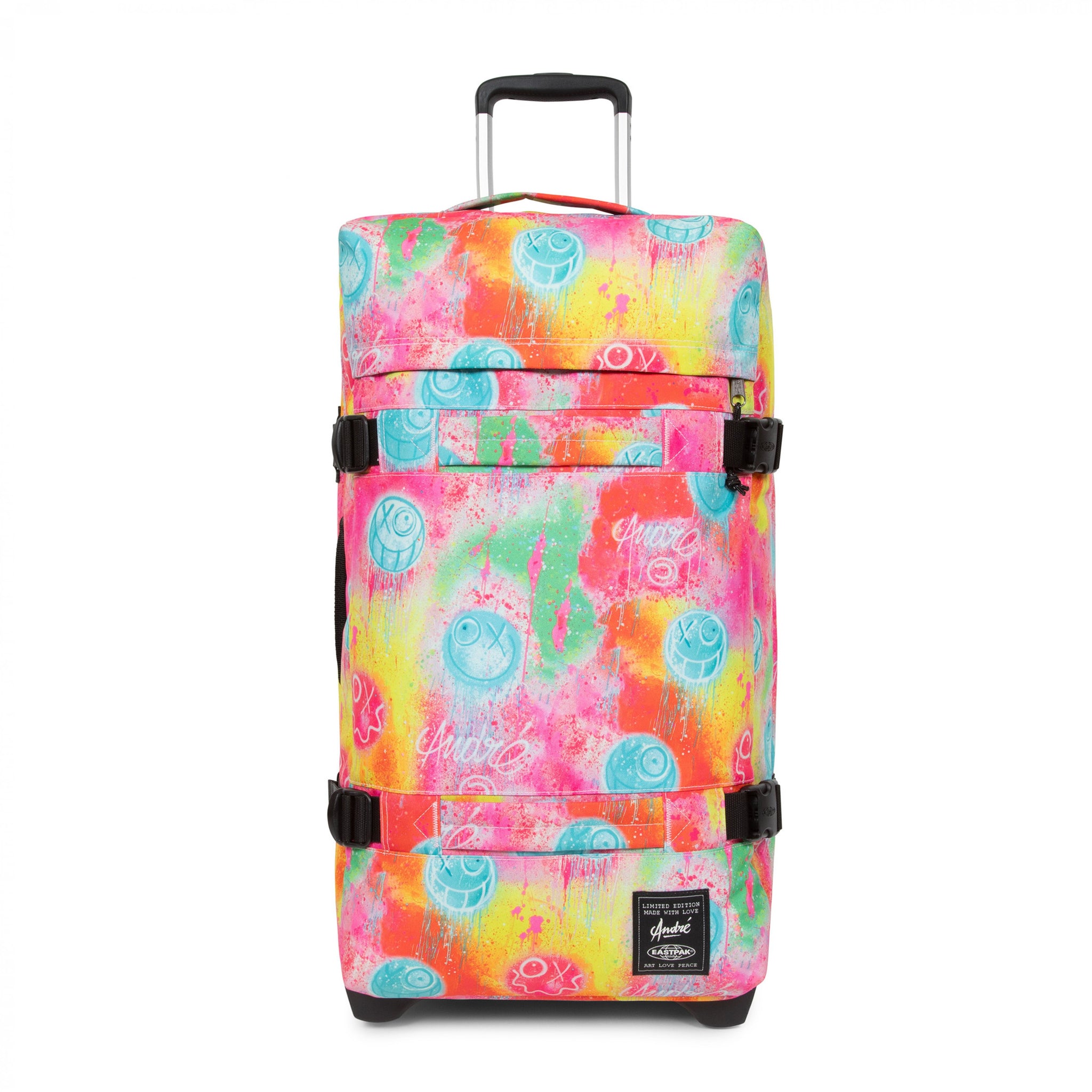 Eastpak Transit'R M Fluo Clouds Medium Soft Luggage