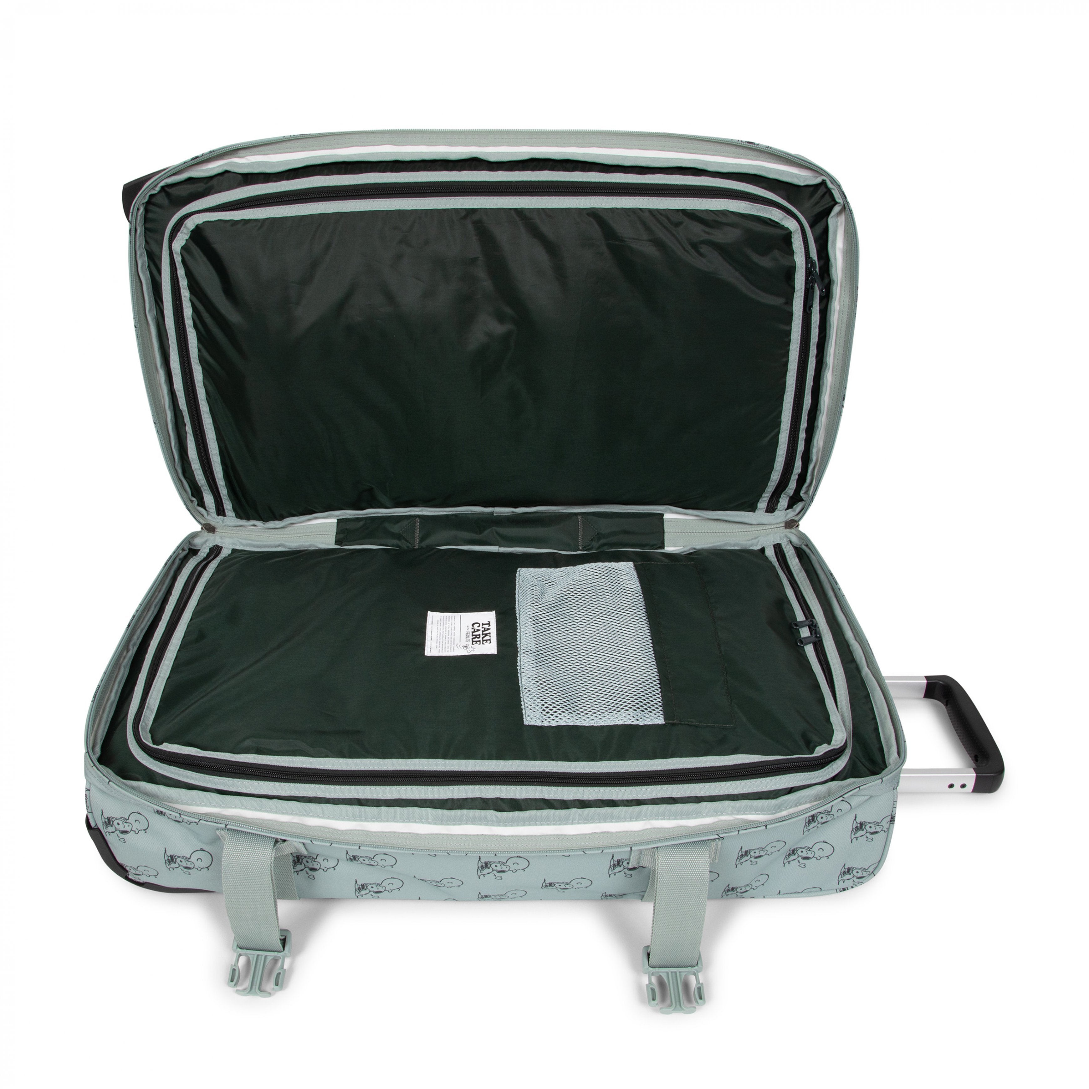 حقيبة سفر إيستباك ترانزيت آر إم متوسطة الحجم ناعمة بلون الفول السوداني والنعناع - EK0A5BA86O81