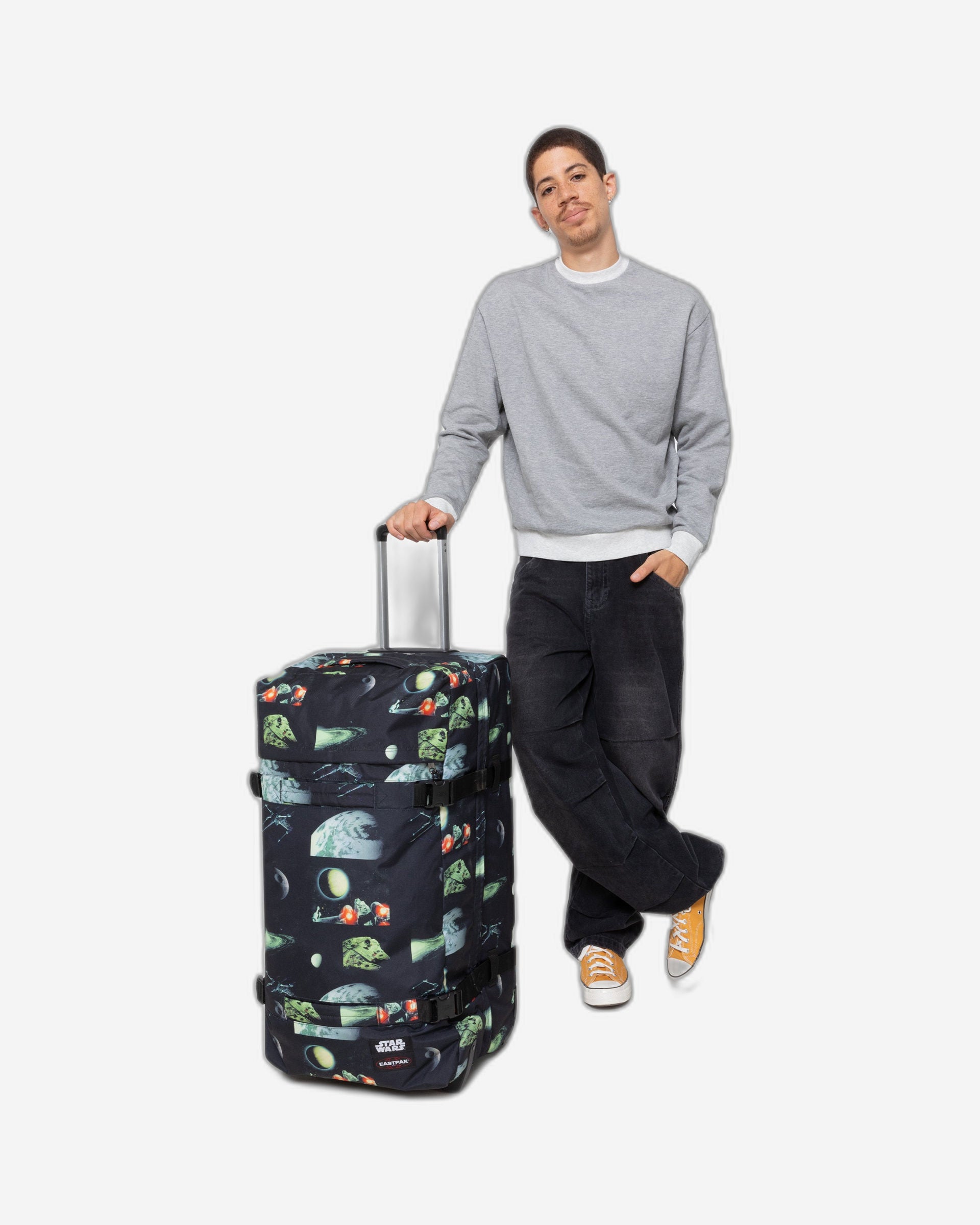 حقيبة إيست باك ترانزيت آر إل ستار وورز جالاكسي باللون الأسود - EK0A5BA91Q11