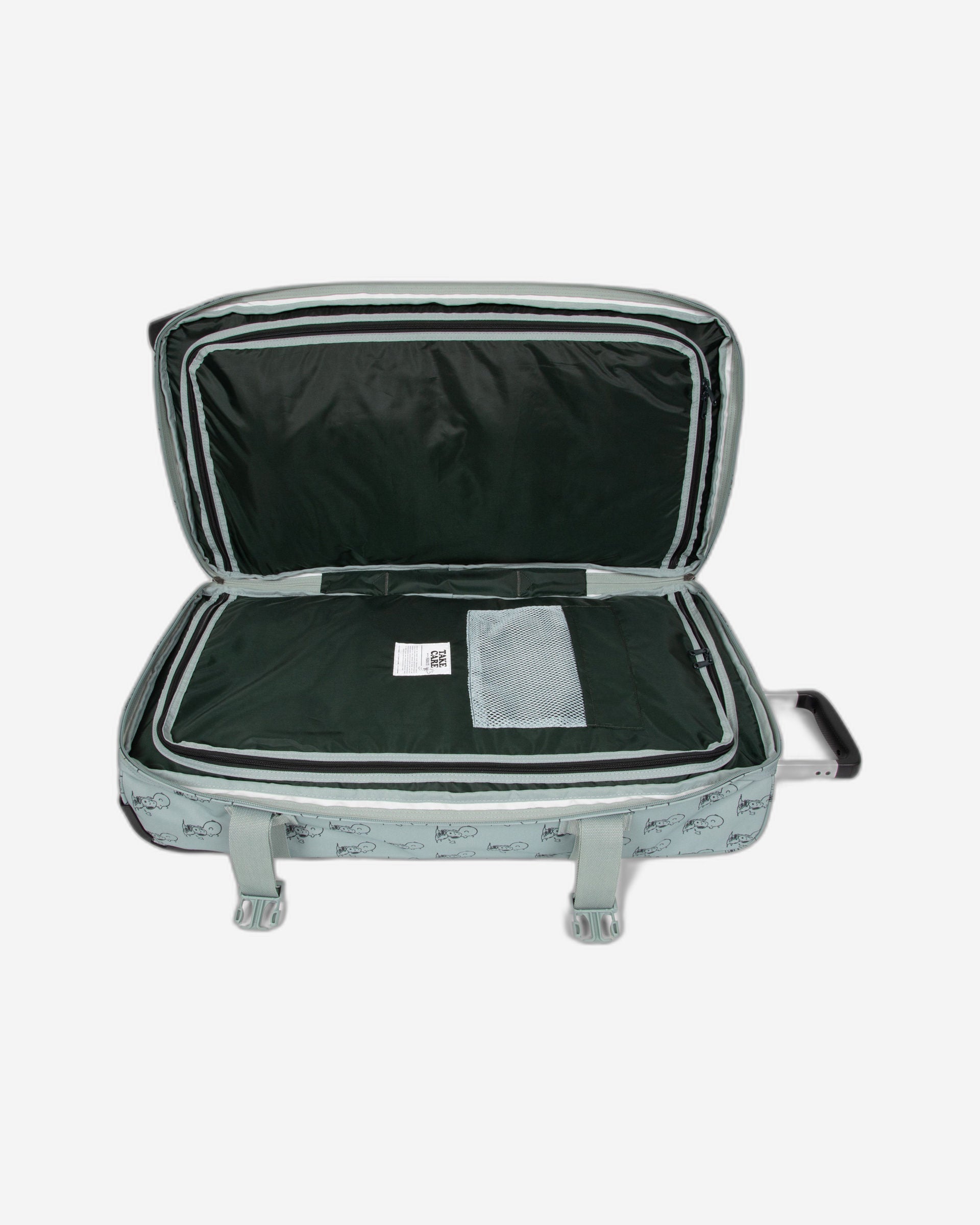 حقيبة سفر إيستباك ترانزيت آر إل كبيرة وناعمة بنقشة الفول السوداني والنعناع - EK0A5BA96O81