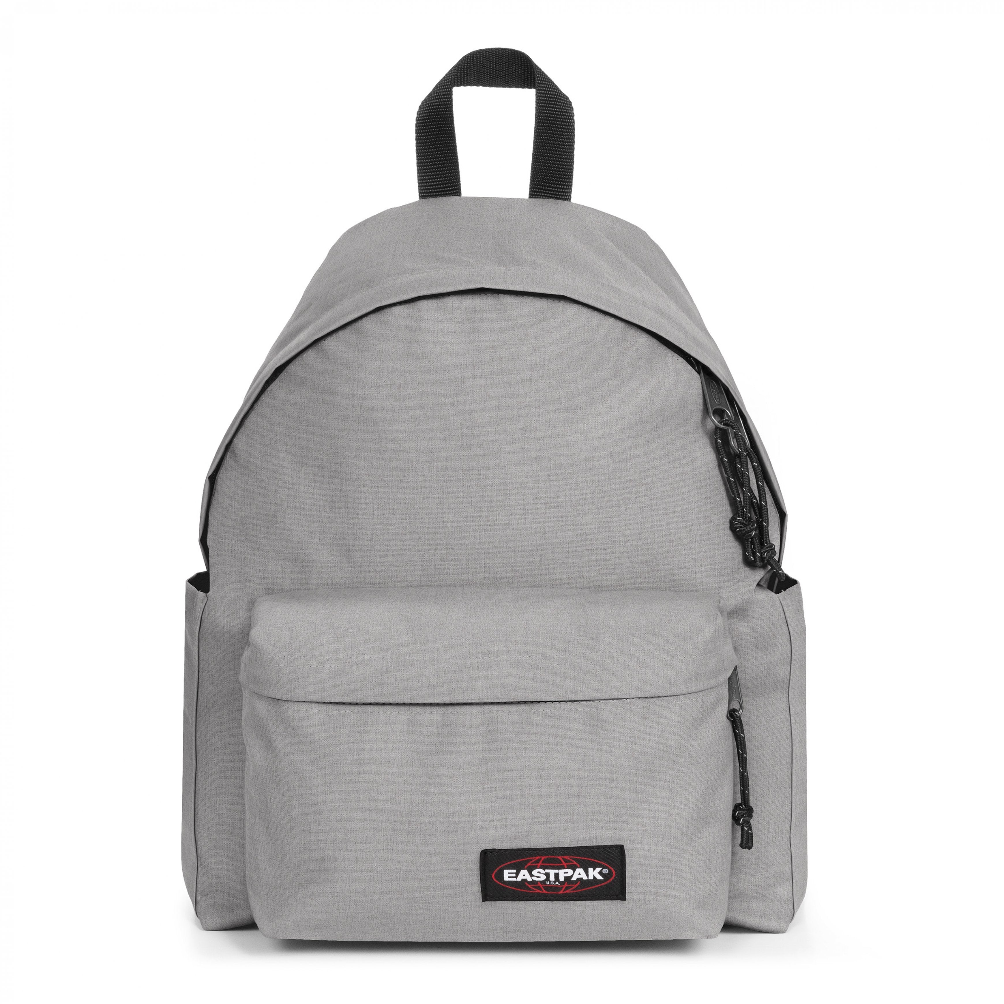 Eastpak Day Pak'R Snow Grey Medium backpack with bottle holder and laptop sleeve