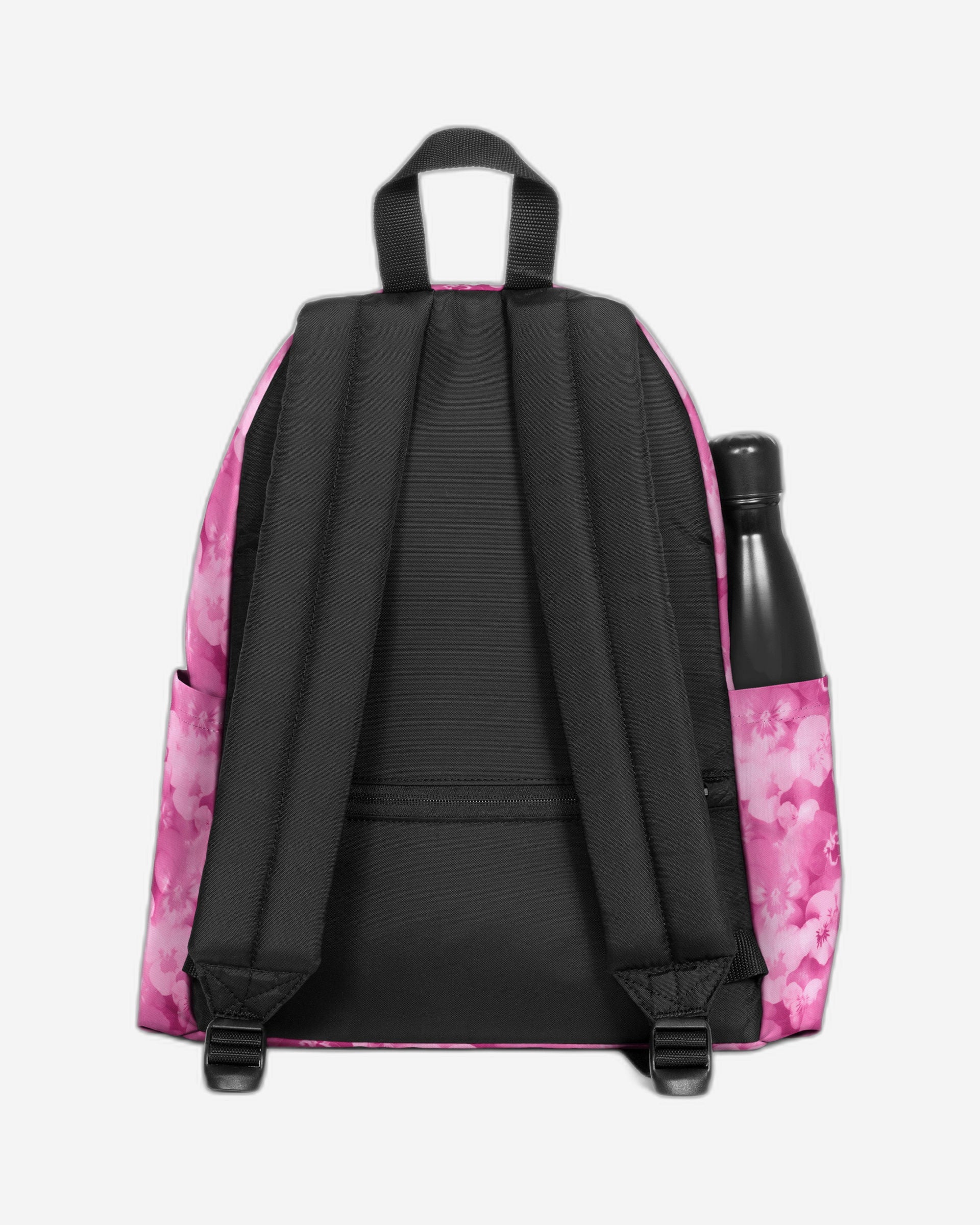 حقيبة ظهر Eastpak Day Pak'R Flowerblur وردية متوسطة الحجم مع حامل زجاجات وجيب للكمبيوتر المحمول - EK0A5BG42O31