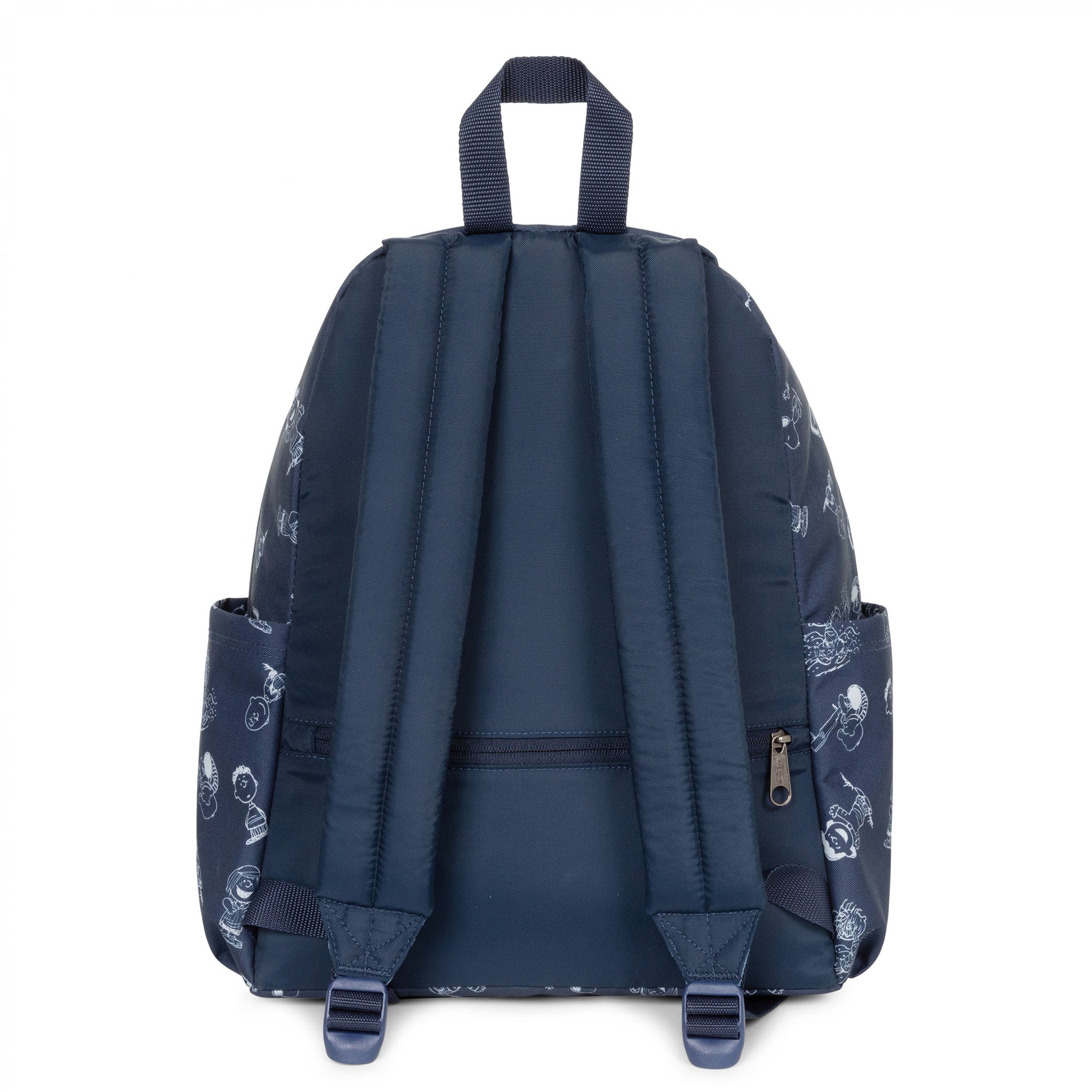 حقيبة ظهر Eastpak Day Pak'R Peanuts Navy متوسطة الحجم مع حامل زجاجات وجيب للكمبيوتر المحمول - EK0A5BG47O01