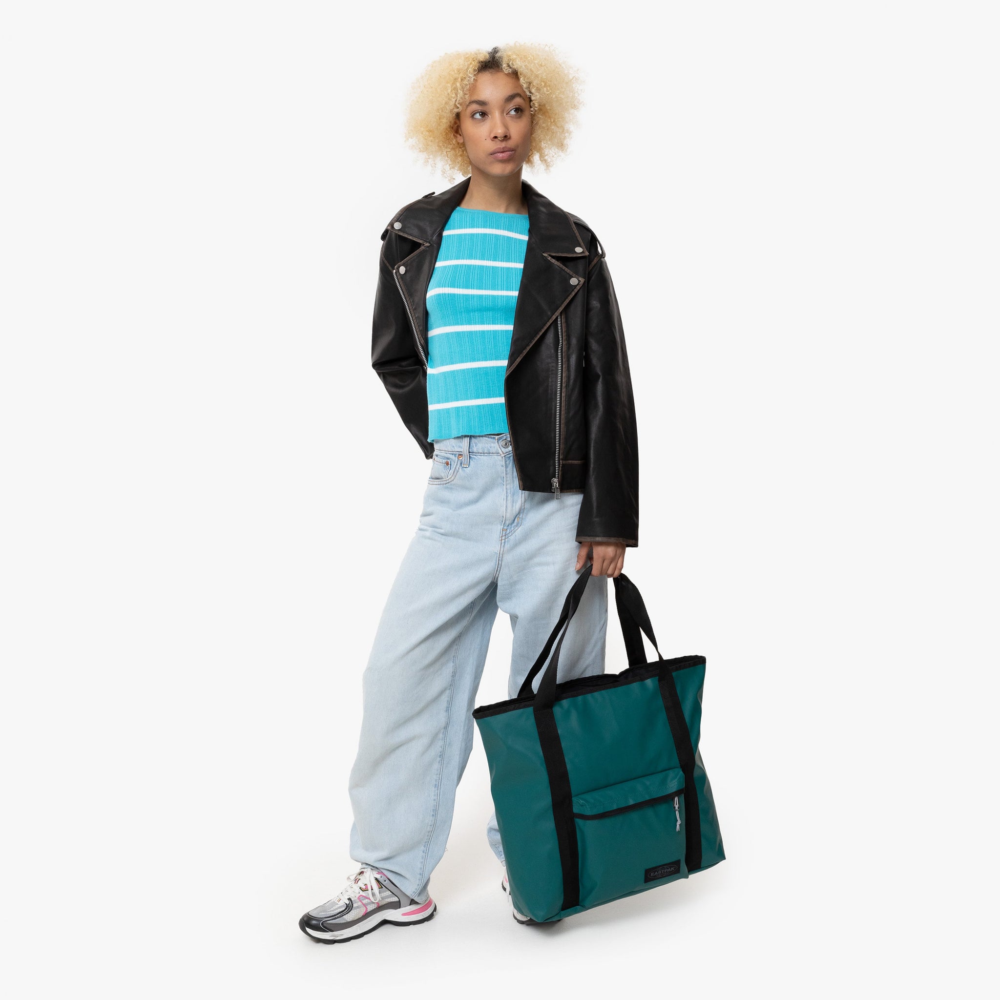 Eastpak Tarlie Tarp Petrol Large Tote Bag