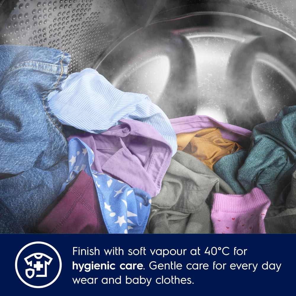 غسالة ومجفف ملابس إلكترولوكس ذات التحميل الأمامي 9 كجم/6 كجم