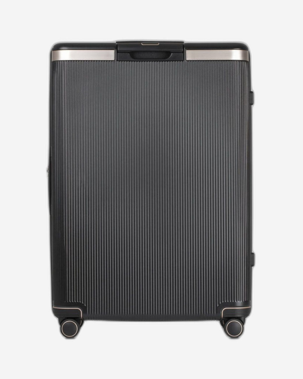 عربة أمتعة إيكولاك ديناستي، مقاس 28 بوصة، مزودة بأربع عجلات مزدوجة، لون أسود-ذهبي - PC142 28 BLK/GLD