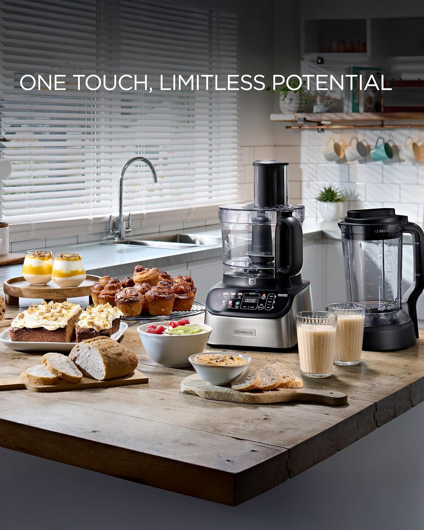 Kenwood 3-in-1 Food Processor – FDM73.980SS (ESMA Certified)