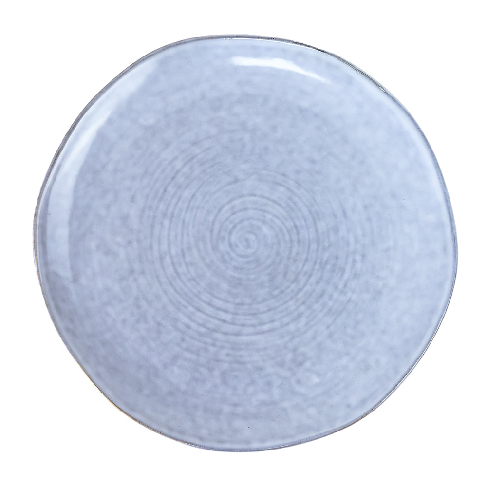 Cuisine Art Tia Stoneware Dinner Plate - 27cm, Blue (Set of 1)
