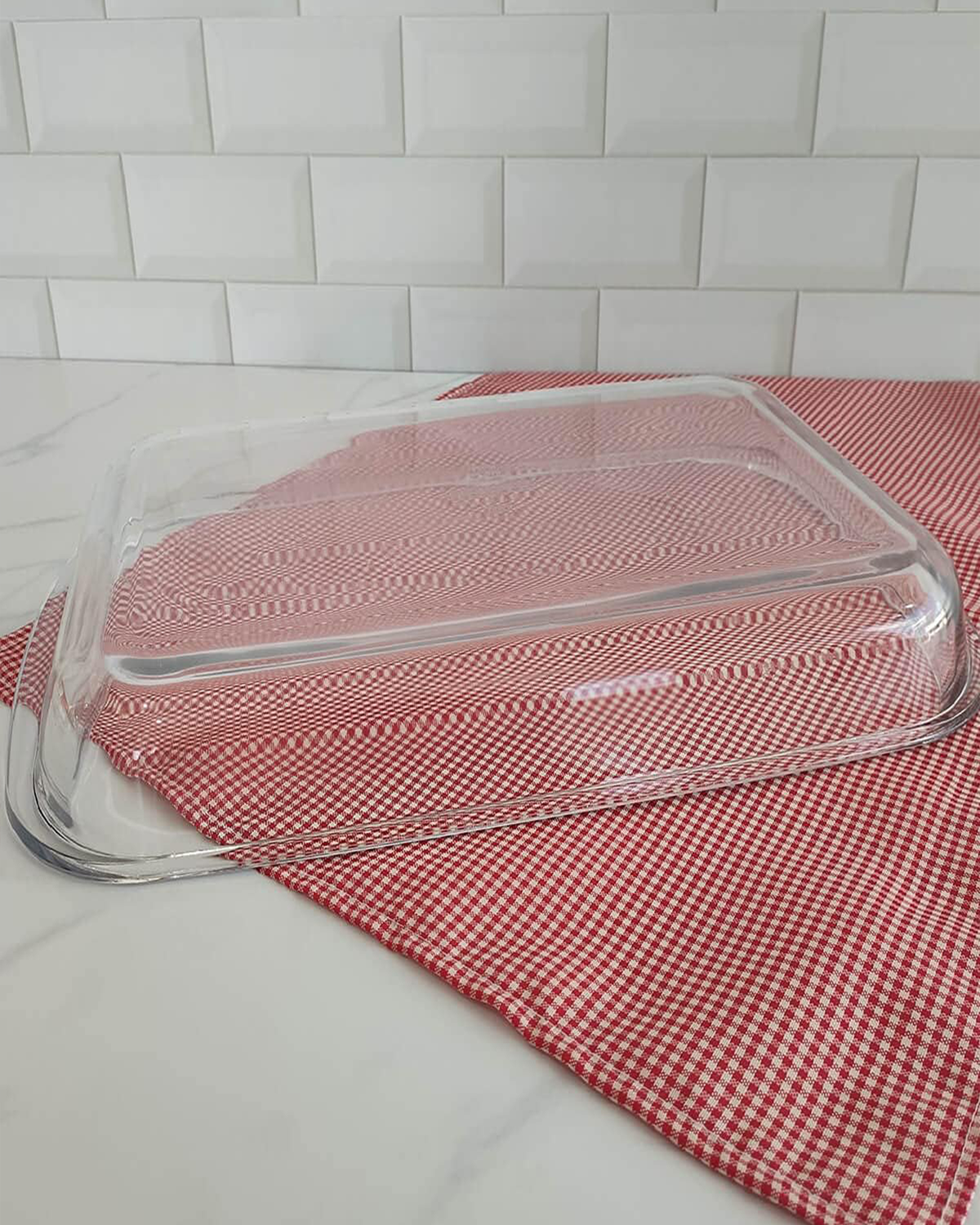 Marinex Large Rectangular Glass Roaster, 2.9L, Heat-Resistant, Oven-Safe