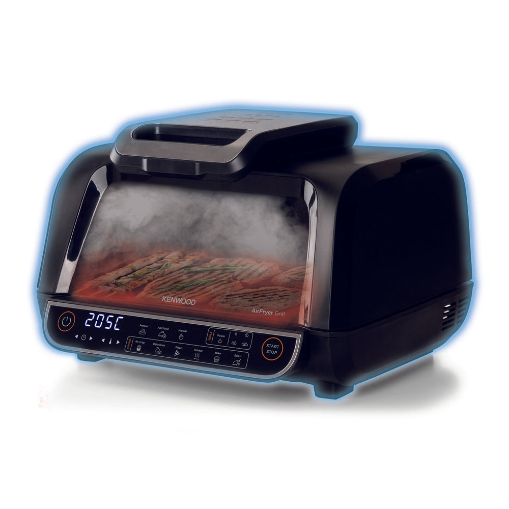 مقلاة هوائية وشواية رقمية كينوود 8 لتر 2 في 1