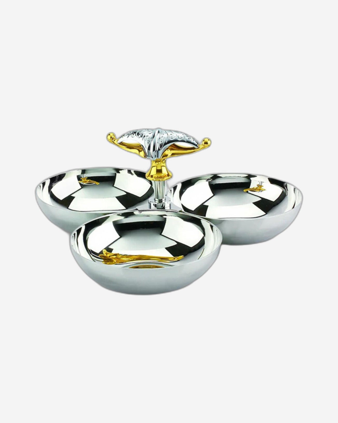 وعاء ريجنت ماليكا جولد للوجبات الخفيفة بثلاثة أقسام