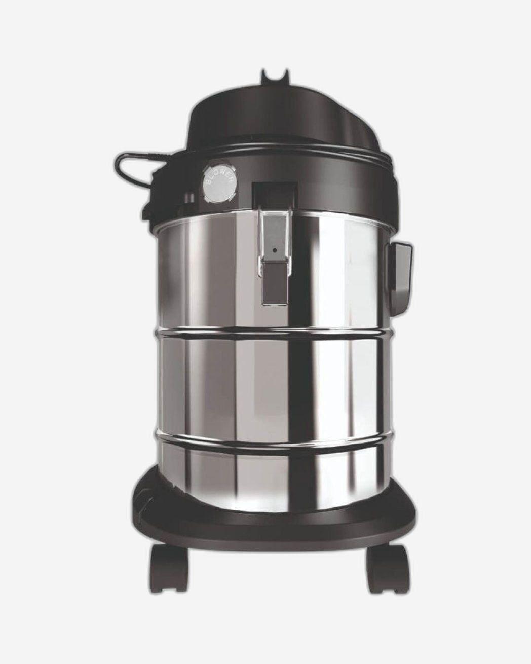 مكنسة كهربائية هوفر أسطوانية للتنظيف الرطب والجاف، سعة 18 لترًا، قوة 1500 واط، للاستخدام المنزلي والمكتبي، لون فضي وأسود، ضمان لمدة عام - HDW1-ME