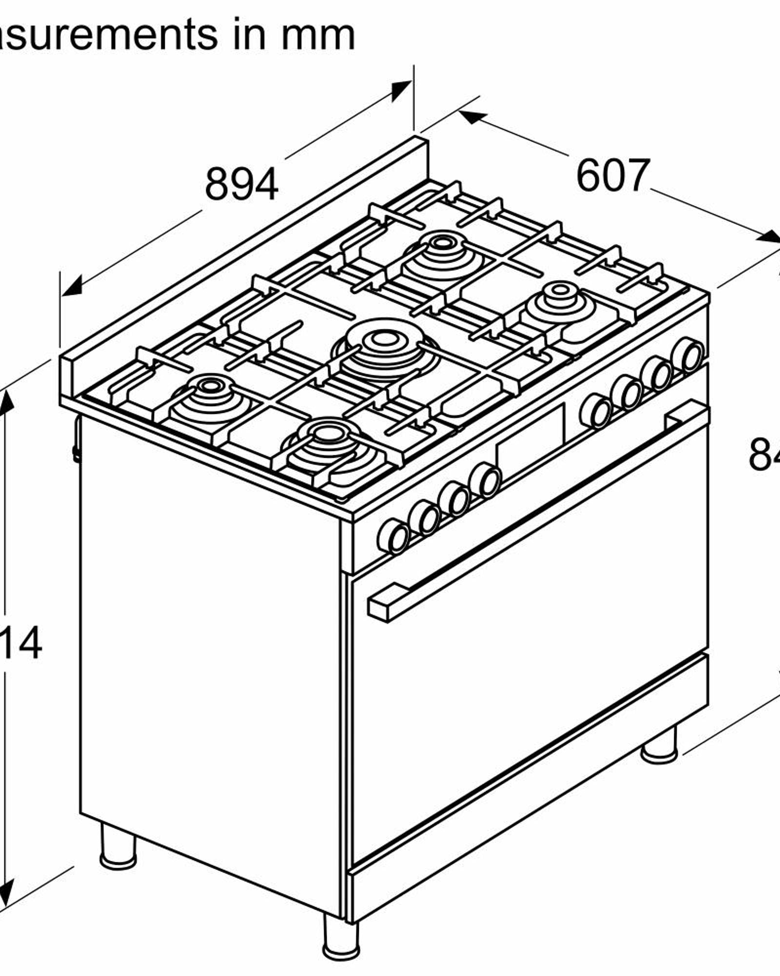 موقد غاز بوش سيريز 8