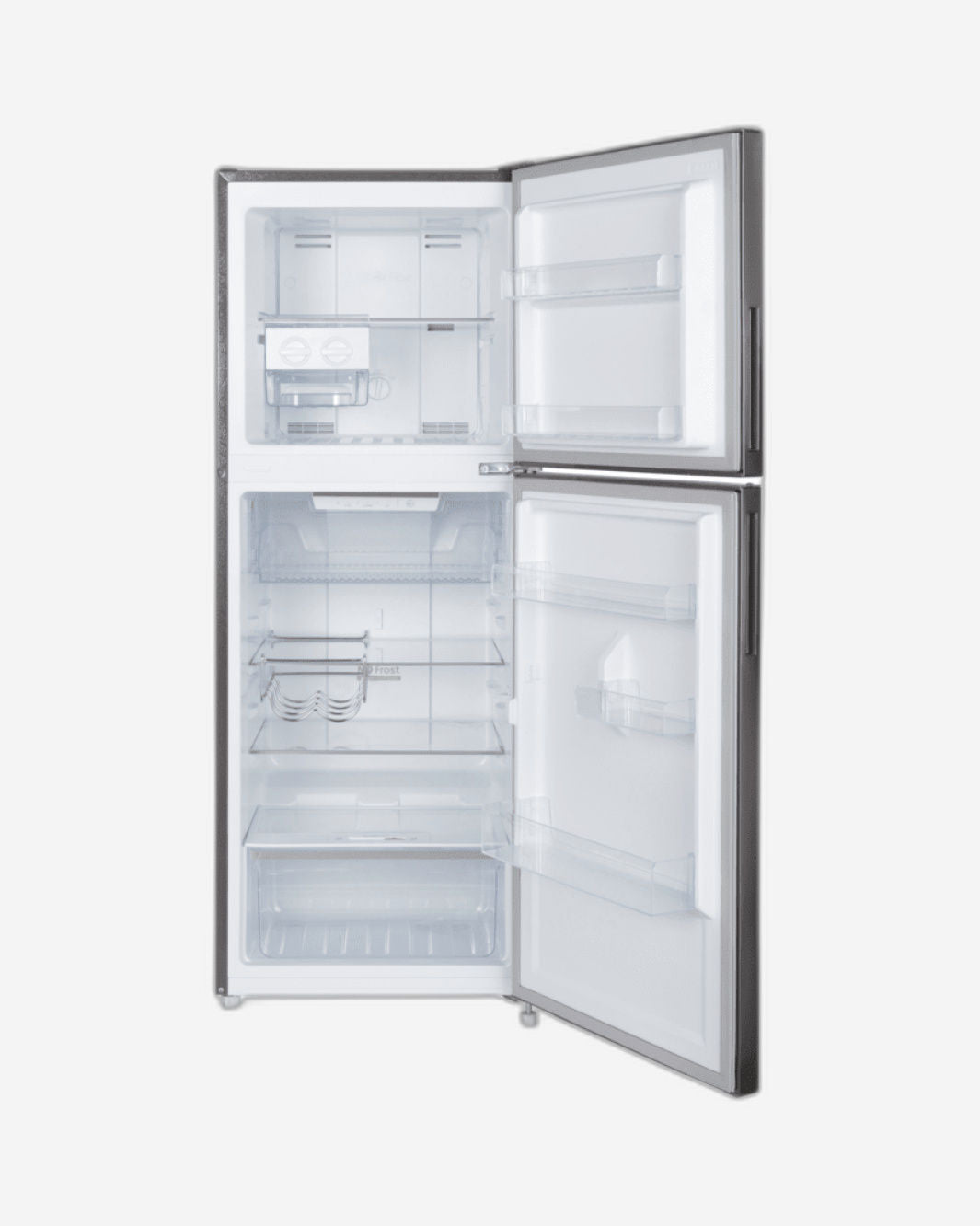 ثلاجة هوفر 260 لتر بتقنية العاكس المزدوج، ذات مجمد علوي