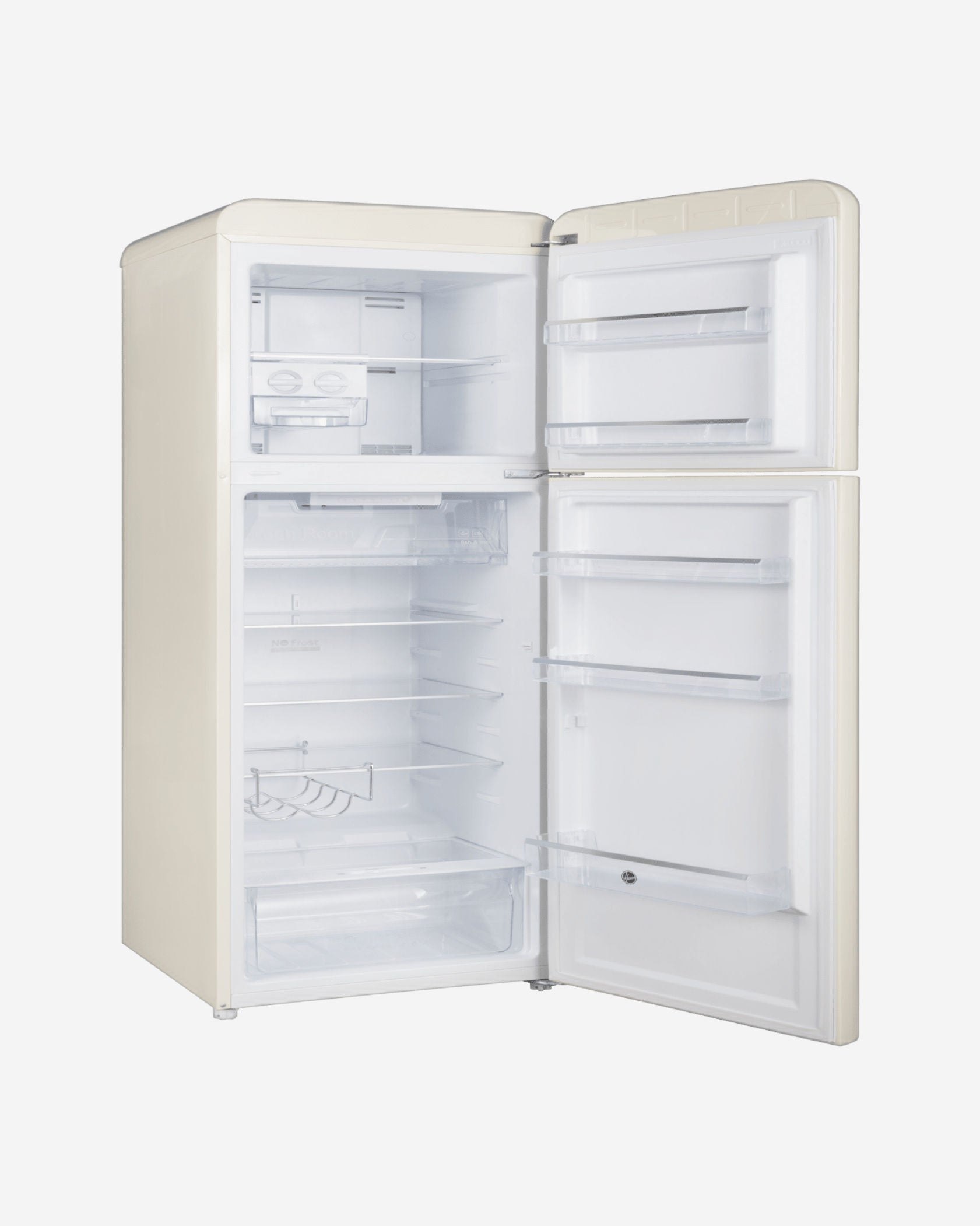 ثلاجة هوفر 326 لتر بتصميم كلاسيكي مع فريزر علوي