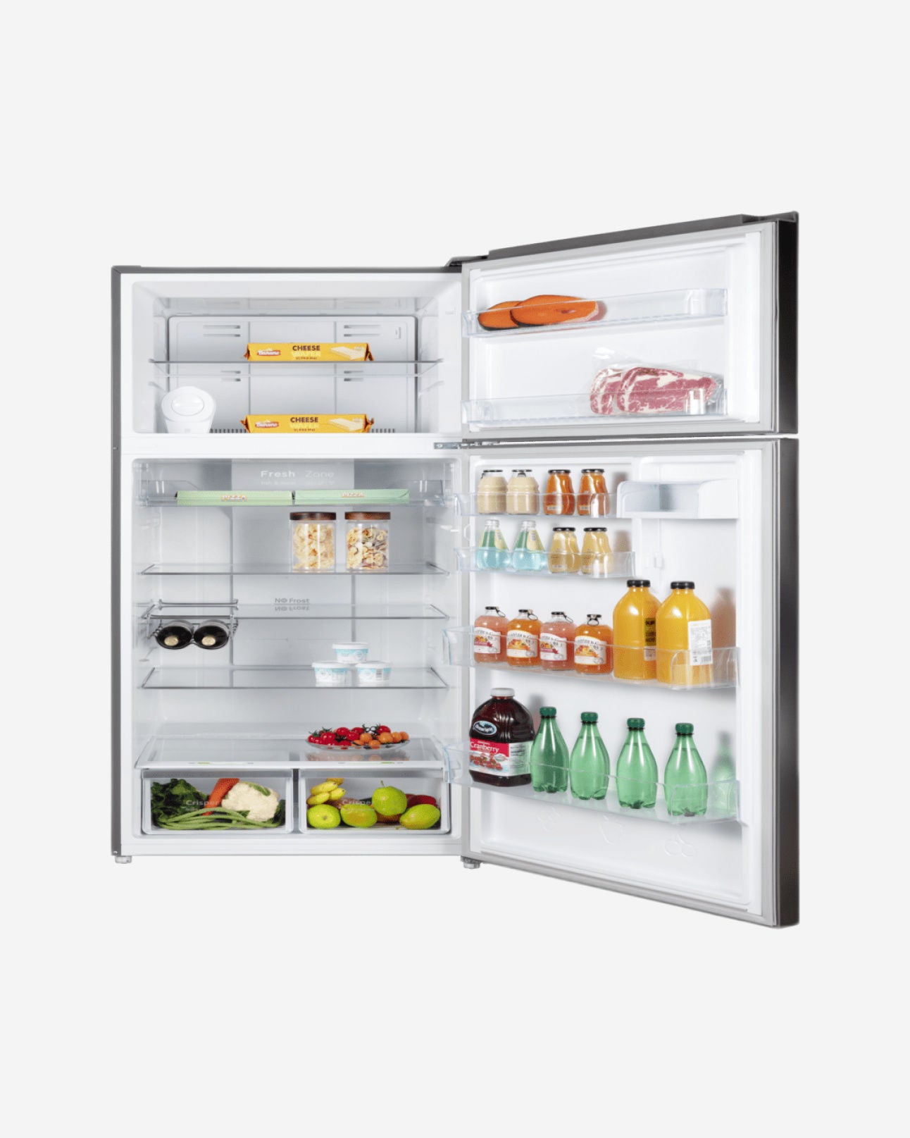 ثلاجة هوفر 754 لتر ذات باب علوي