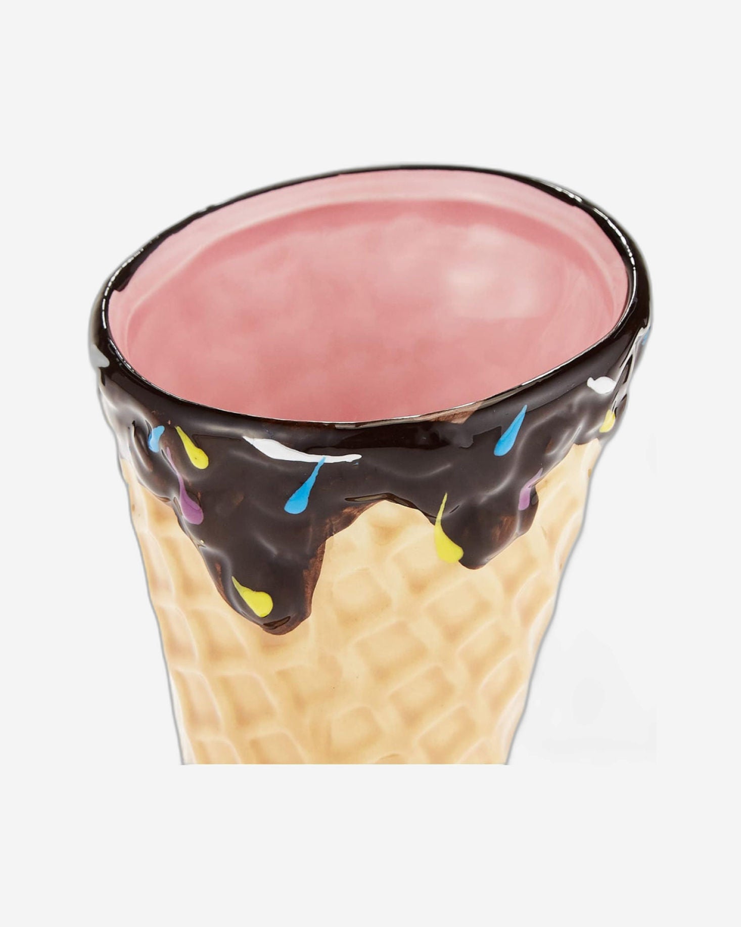 مجموعة أكواب حلوى مخروطية الشكل للآيس كريم، مكونة من 4 قطع - أكواب تقديم أنيقة للآيس كريم والسوربيه والحلويات