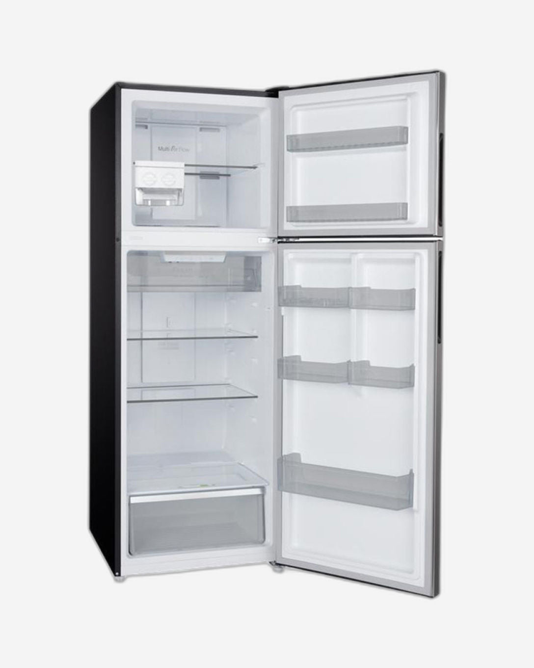 ثلاجة هوفر 425 لتر بتقنية العاكس المزدوج، ذات مجمد علوي