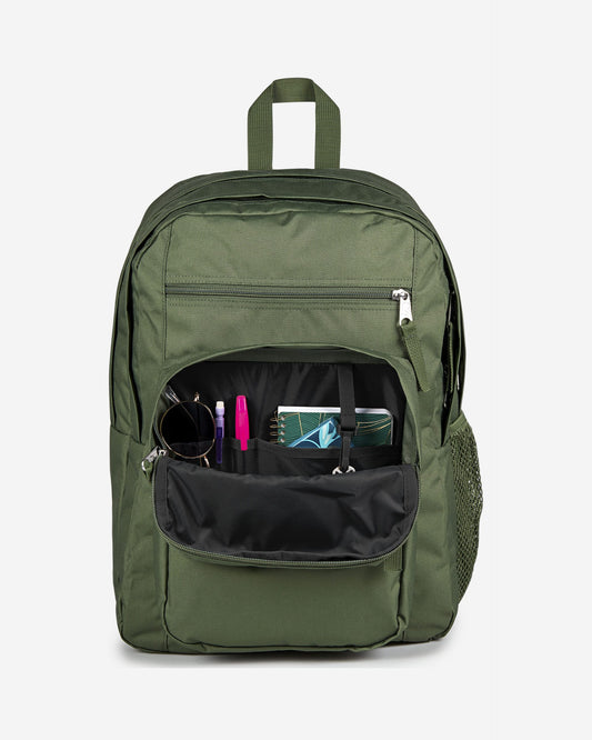 حقيبة ظهر كبيرة الحجم من JanSport للطلاب، لون أخضر، لحمل أجهزة الكمبيوتر المحمولة الكبيرة