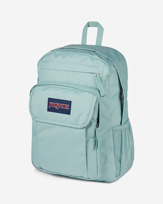 حقيبة ظهر برباط من JanSport، لون أخضر باهت