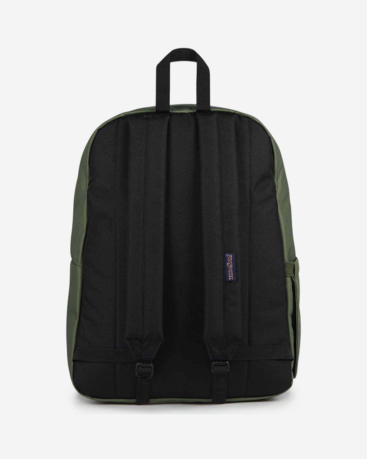 حقيبة ظهر JanSport SuperBreak Plus متوسطة الحجم لحمل الكمبيوتر المحمول، لون أخضر