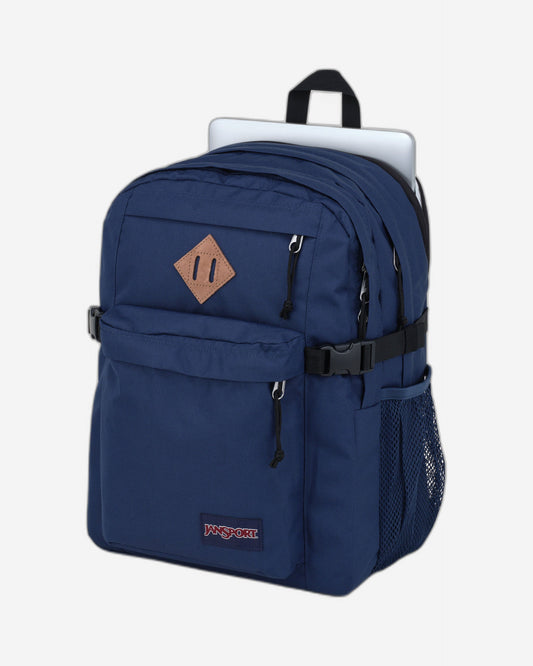حقيبة ظهر كبيرة للكمبيوتر المحمول من JanSport Main Campus باللون الأزرق الداكن EK0A5BDSN541