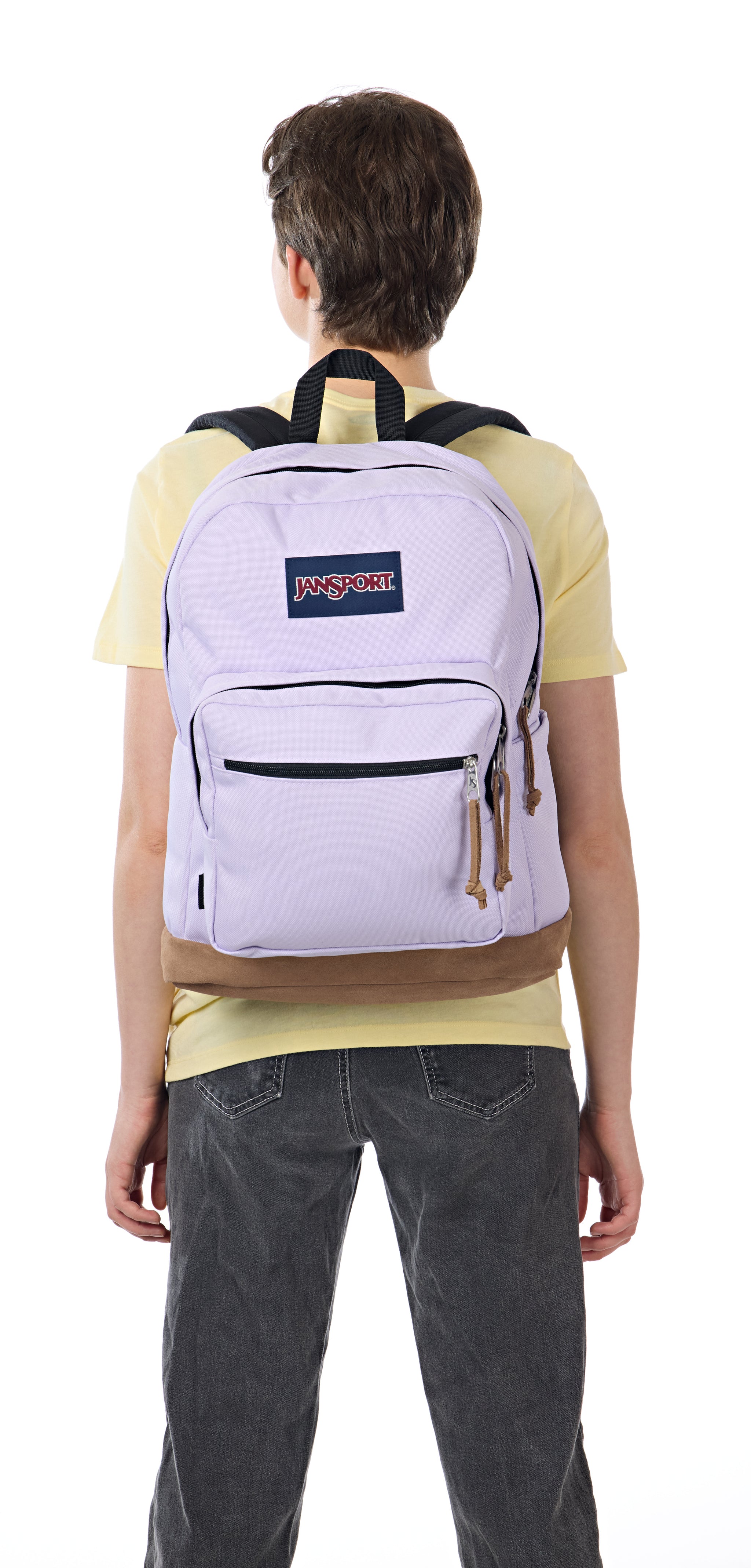 حقيبة ظهر JanSport Right Pack كبيرة للكمبيوتر المحمول بلون بنفسجي فاتح EK0A5BAPW301