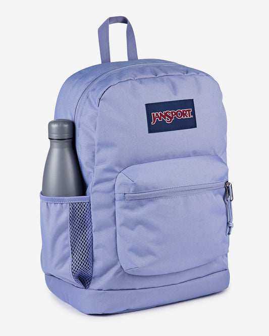 حقيبة ظهر JanSport Cross Town Plus متوسطة الحجم للكمبيوتر المحمول بلون لافندر آش EK0A5BLB0W61