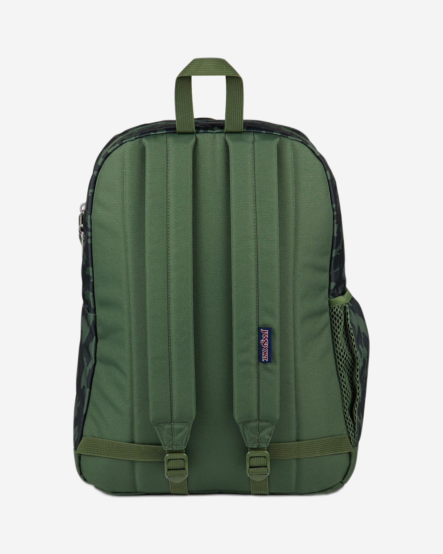 حقيبة ظهر JanSport Cross Town Plus متوسطة الحجم للكمبيوتر المحمول بنمط التمويه
