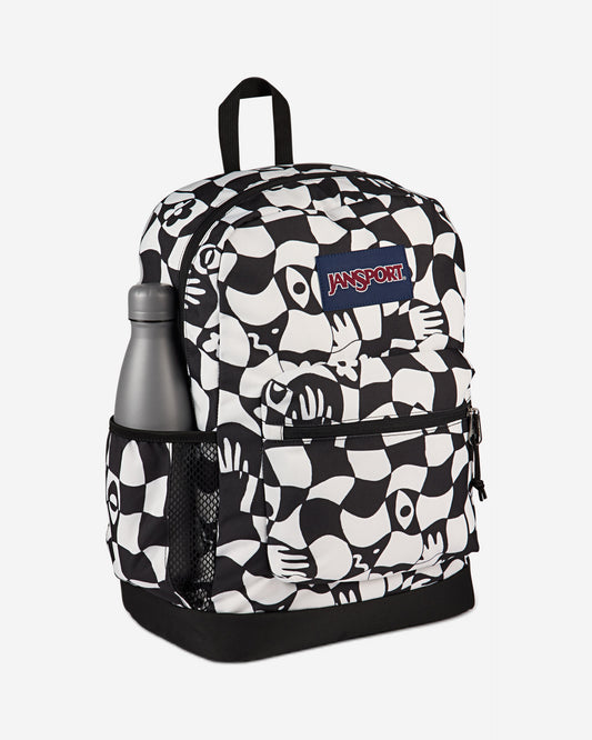 حقيبة ظهر JanSport Cross Town Plus متوسطة الحجم للكمبيوتر المحمول Gravity Check EK0A5BLB0W91