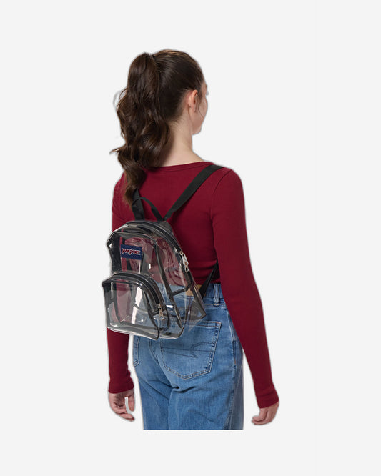 حقيبة ظهر صغيرة شفافة من JanSport Clear Mini Pack EK0A5BLY1W51