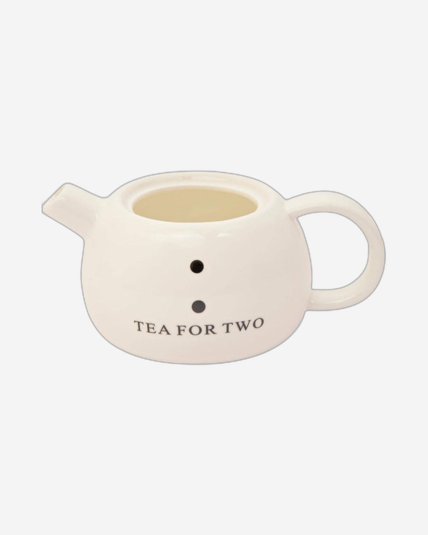 طقم إبريق شاي من قطعتين مع غطاء من السيد والسيدة، مع إبريق شاي لشخصين، متعدد الألوان، مصنوع من الخزف العظمي - طقم شاي أنيق للزوجين