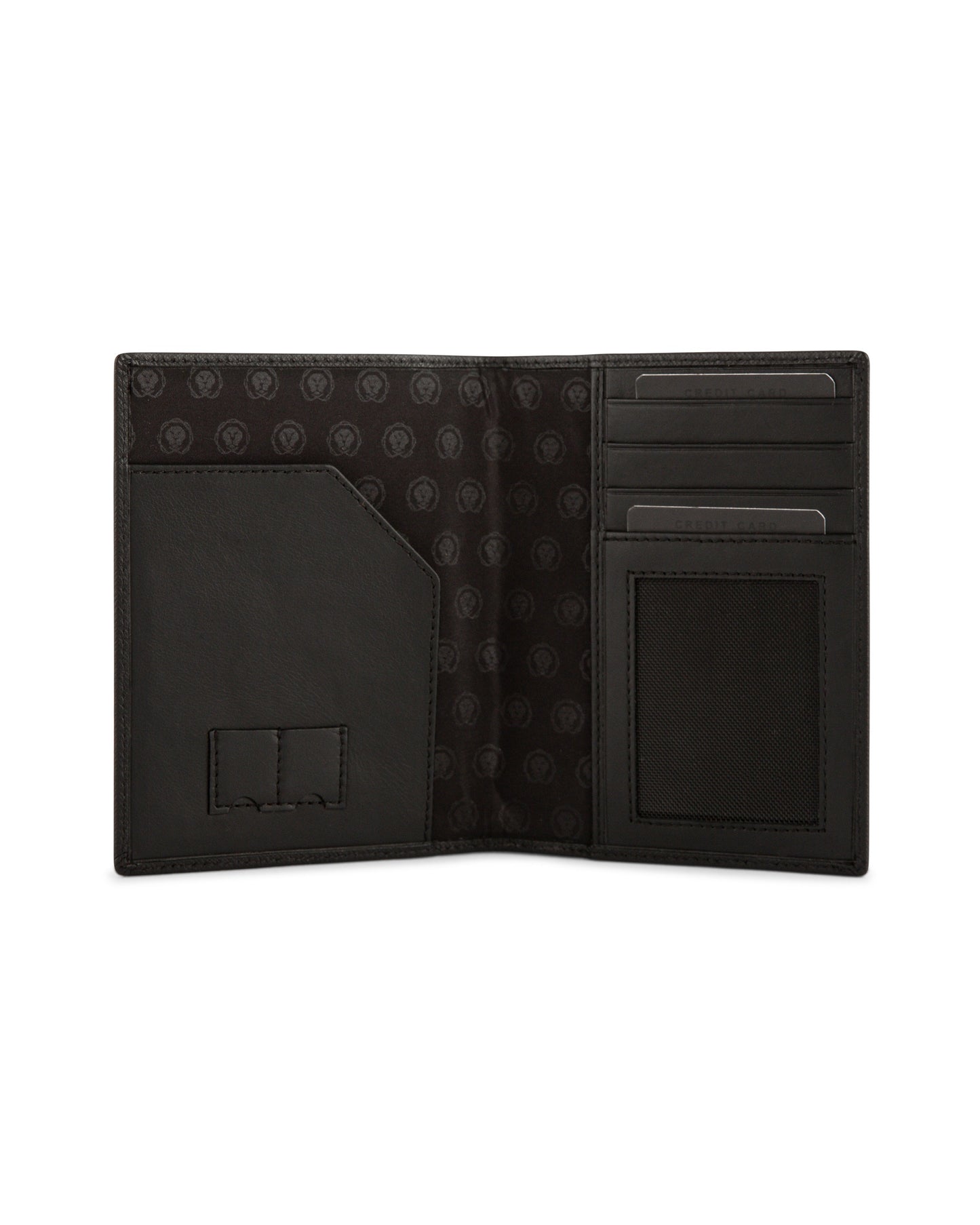Cross Saffiano Leather 4Cc Passport Cover - Black