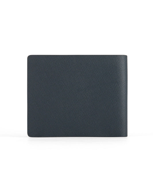 Cross Saffiano Leather 8Cc Slim Bifold Wallet - Navy Blue