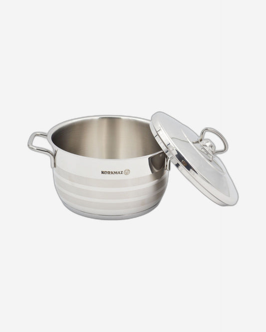 قدر كوركماز أسترا المصنوع من الفولاذ المقاوم للصدأ