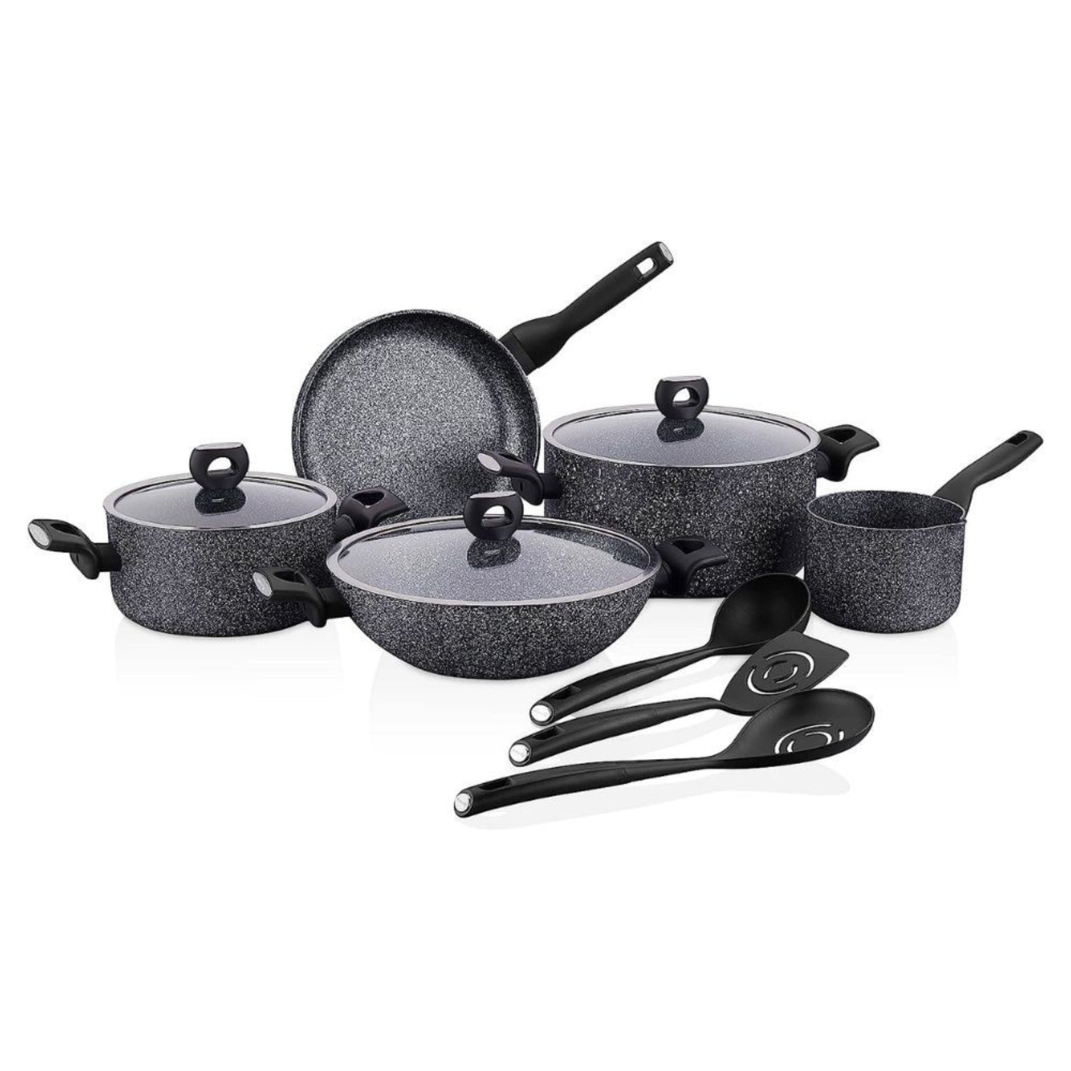 KORKMAZ NORA PLUS 11 PCS INDUCTION BASE COOKWARE SET