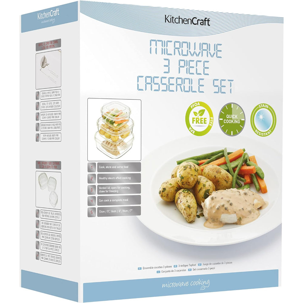 مجموعة أواني طهي الميكروويف Kc