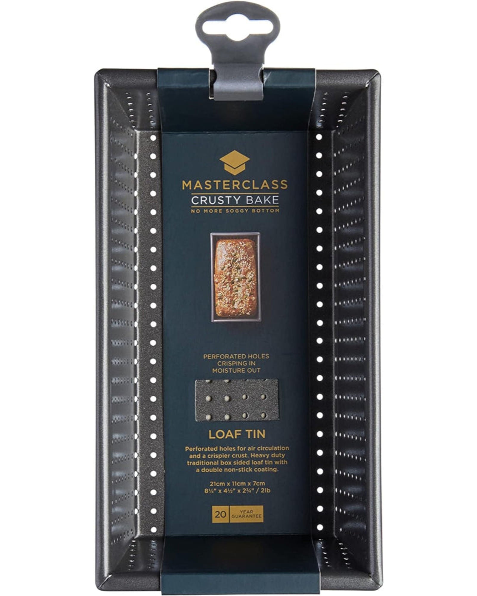 قالب خبز ماك سي بي 21×11 سم، 2 رطل، غير لاصق