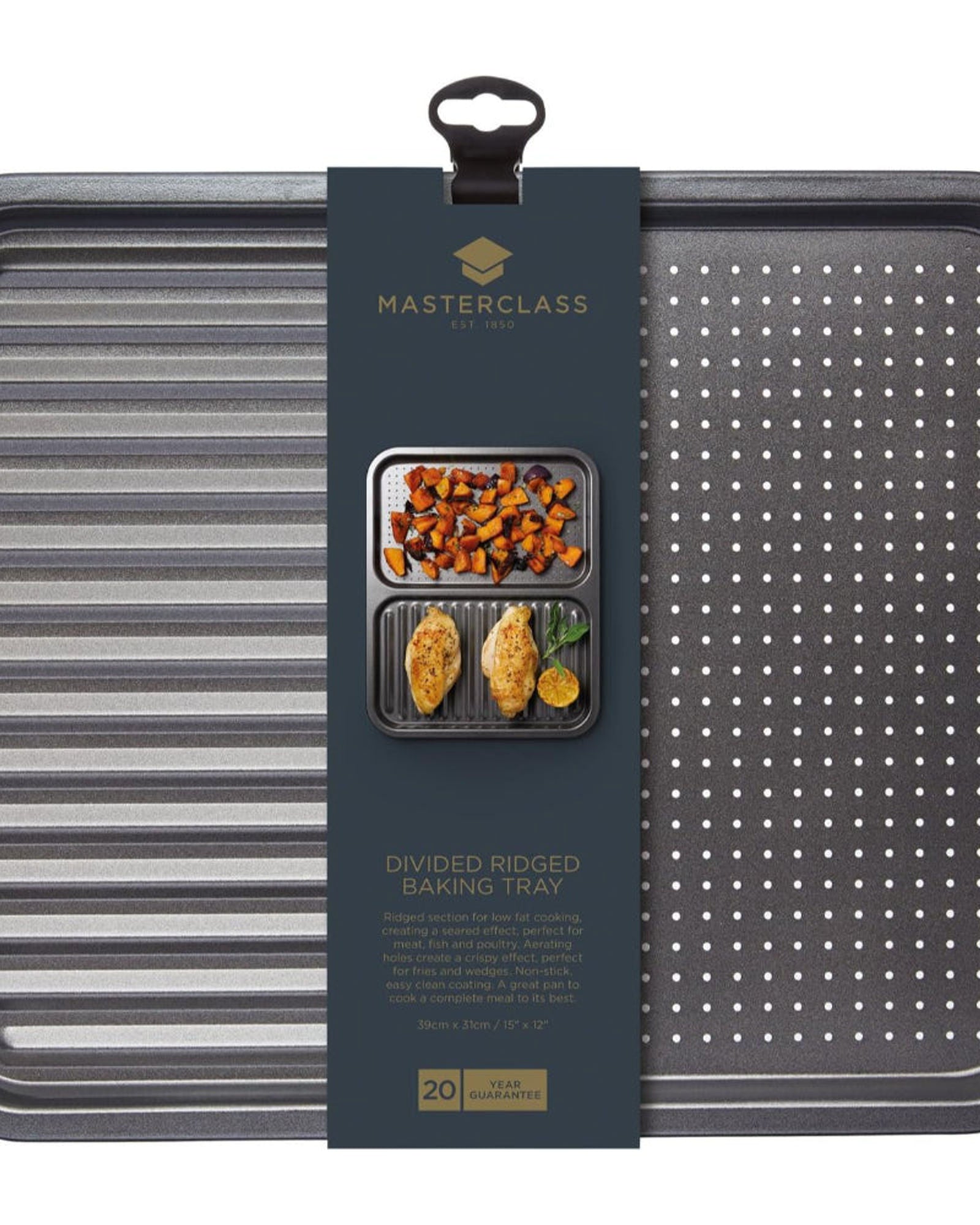 صينية خبز ماك إتش بي غير لاصقة مقاس 39×31 سم