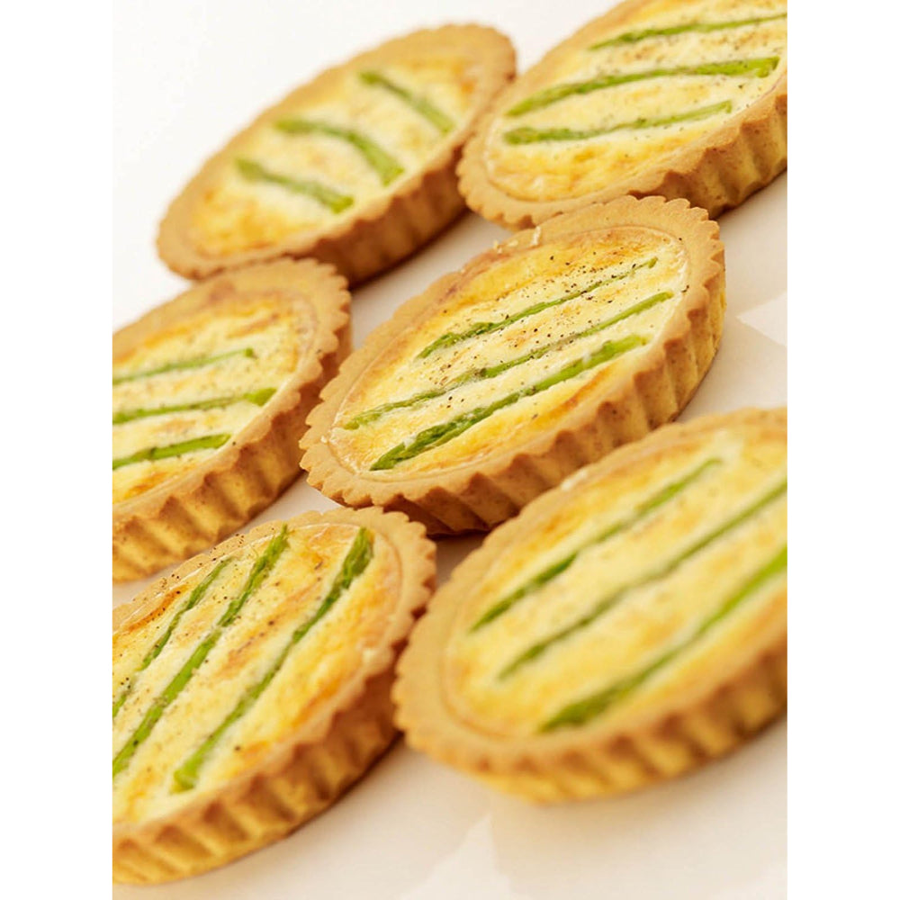 مجموعة قوالب كيك فلان/تارت صغيرة من كي سي، 4 قطع غير لاصقة