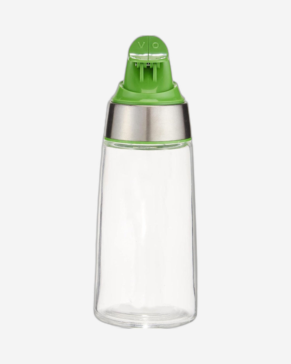 موزع زيت وخل ٢ في ١ من كوزين آرت، أخضر/شفاف | زجاجة مزدوجة الحجرة للزيت والخل | حل عملي وأنيق للمطبخ