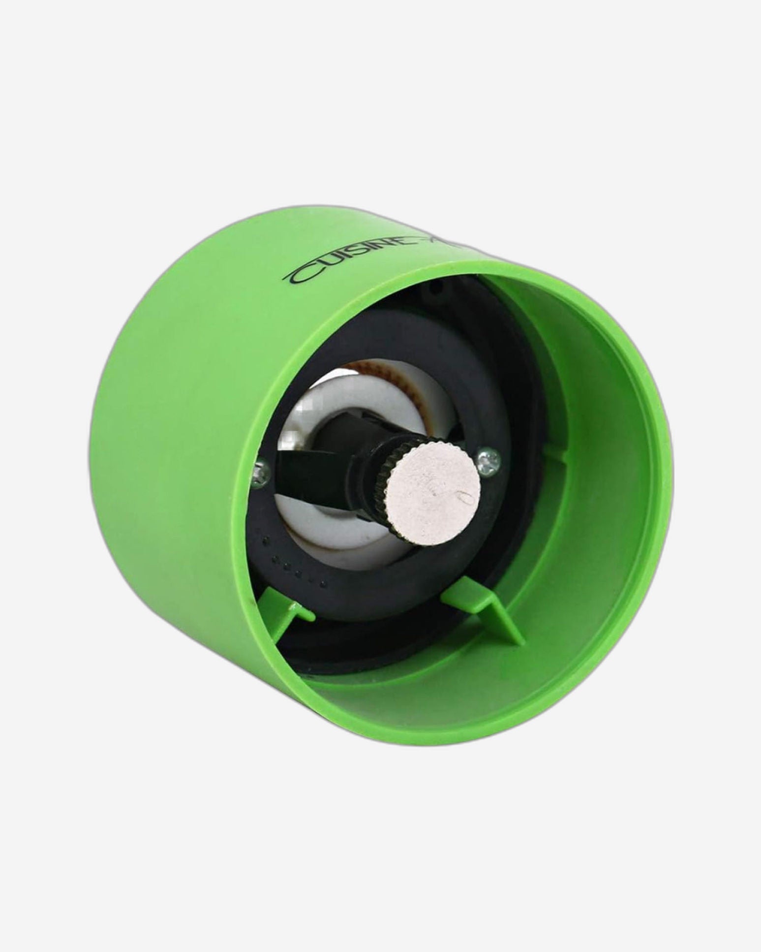 مطحنة كهربائية بلاستيكية للملح والفلفل من كويزين آرت | تعمل بالبطارية | مطحنة قابلة للتعديل | لتتبيل طازج في متناول يديك