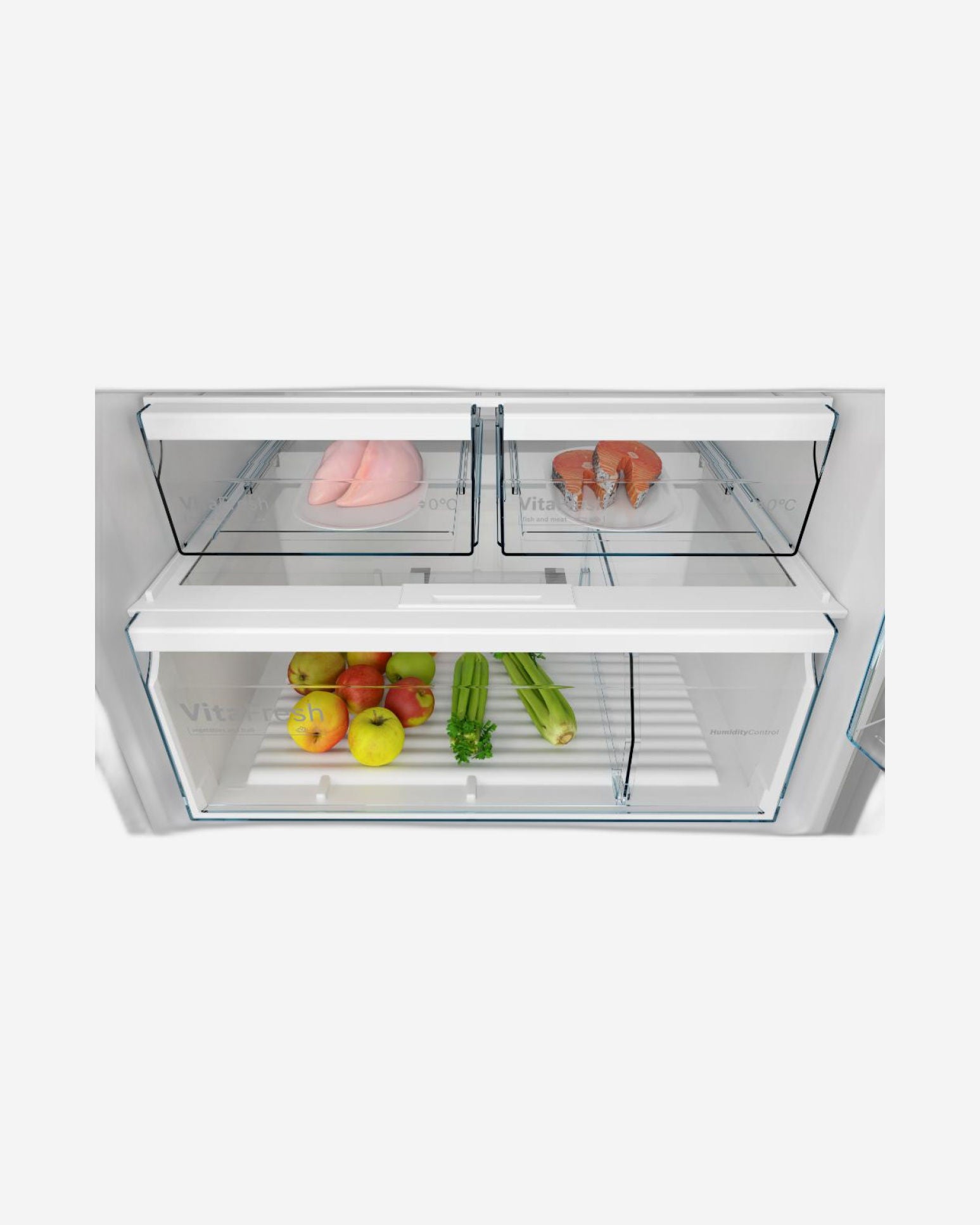 ثلاجة وفريزر بوش سلسلة 4 قائمة بذاتها سعة 581 لترًا