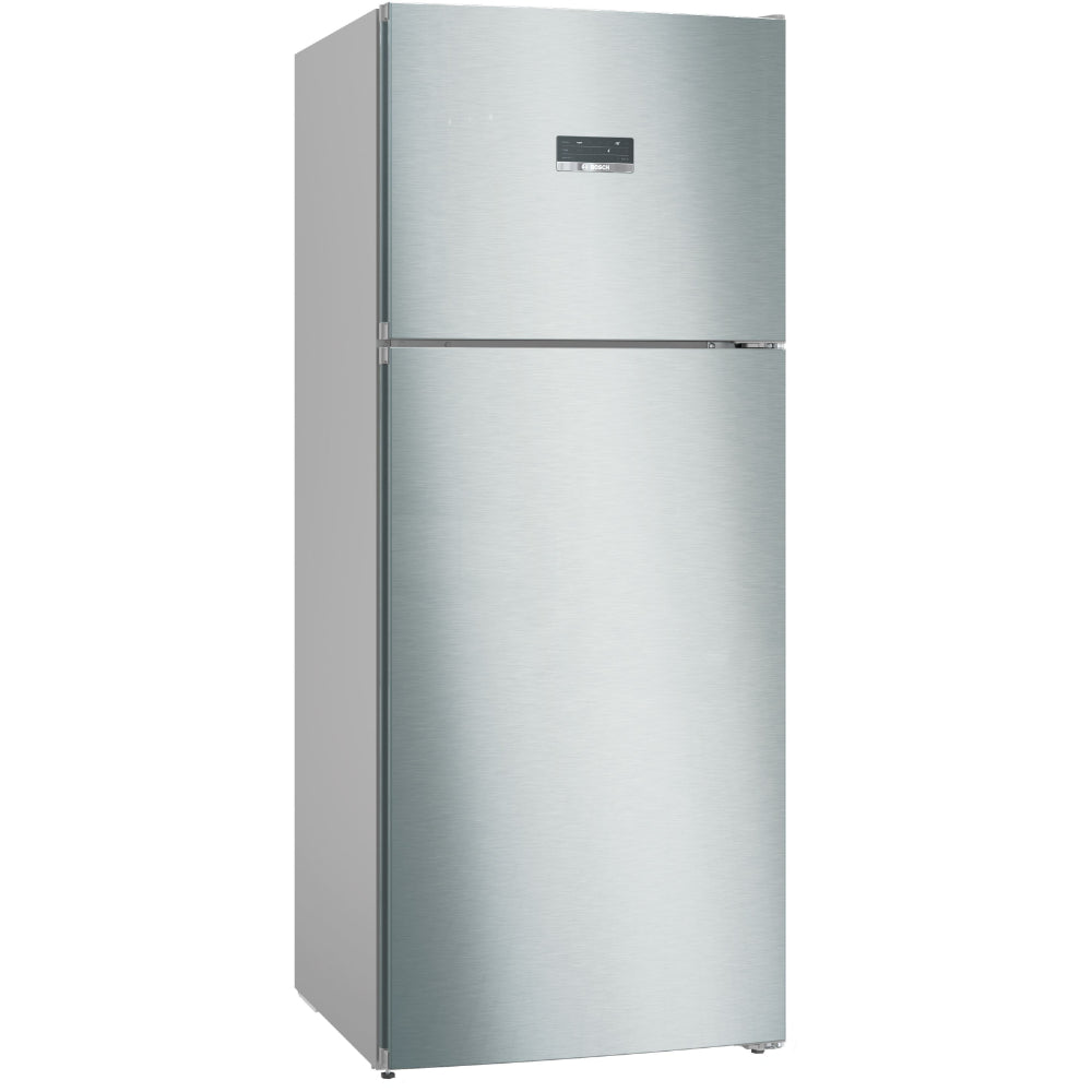Bosch Series 4 free-standing fridge-freezer with freezer at top 186 x 75 cm Brushed steel anti-fingerprint - KDN76XIE0M